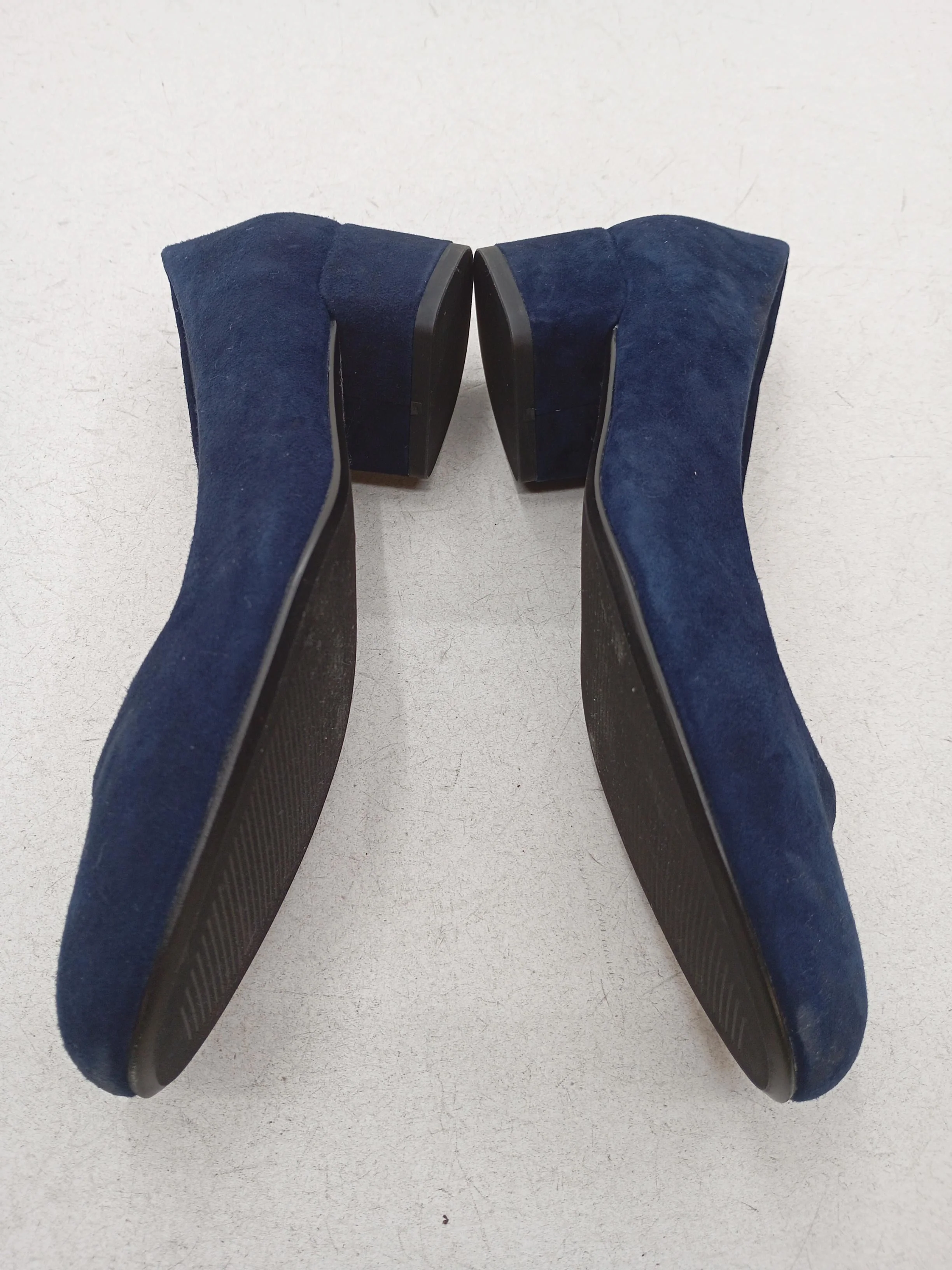 Dune Women's Heels UK 2 Blue 100% Suede Court - Image 6