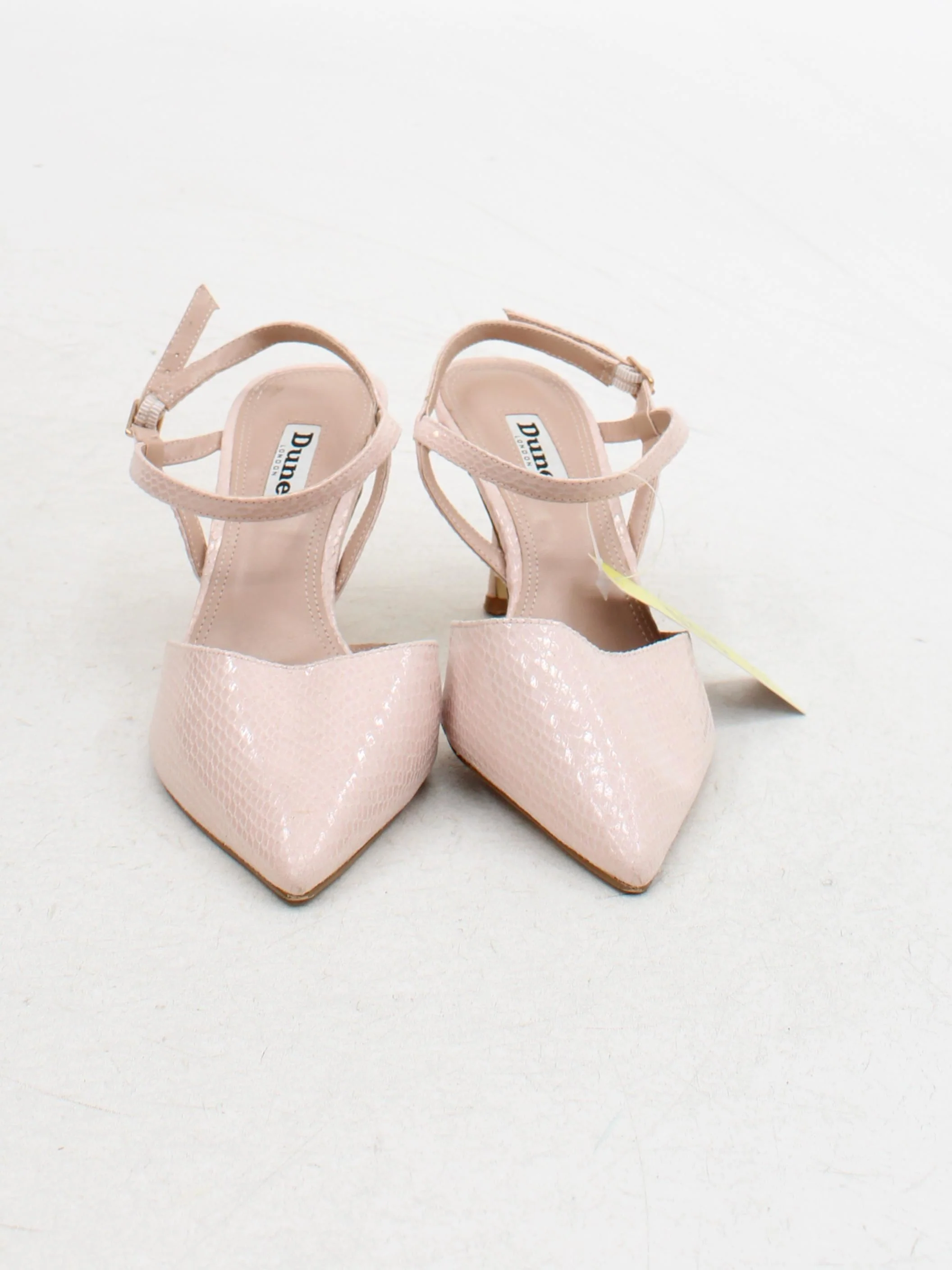 Dune Women's Heels UK 5 Pink Animal Print 100% Faux Leather Court - Image 2