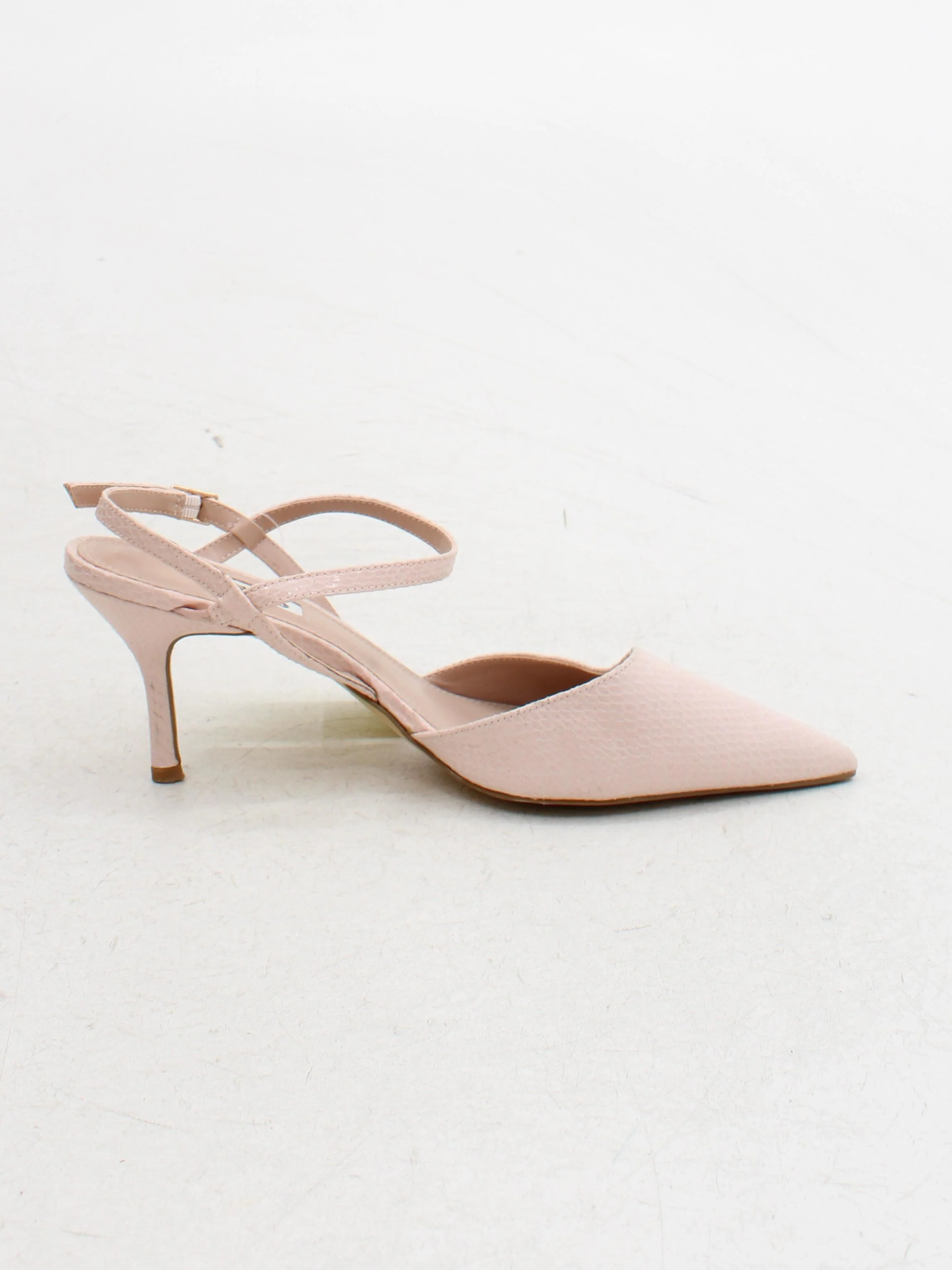 Dune Women's Heels UK 5 Pink Animal Print 100% Faux Leather Court - Image 5