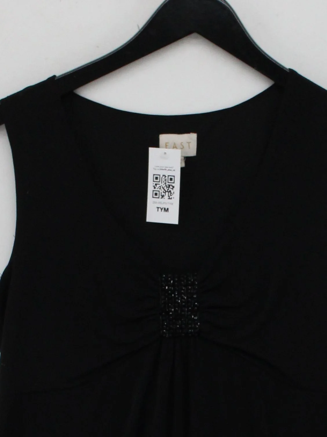 East T-Shirt Mini Dress UK10 in Black - Image 3
