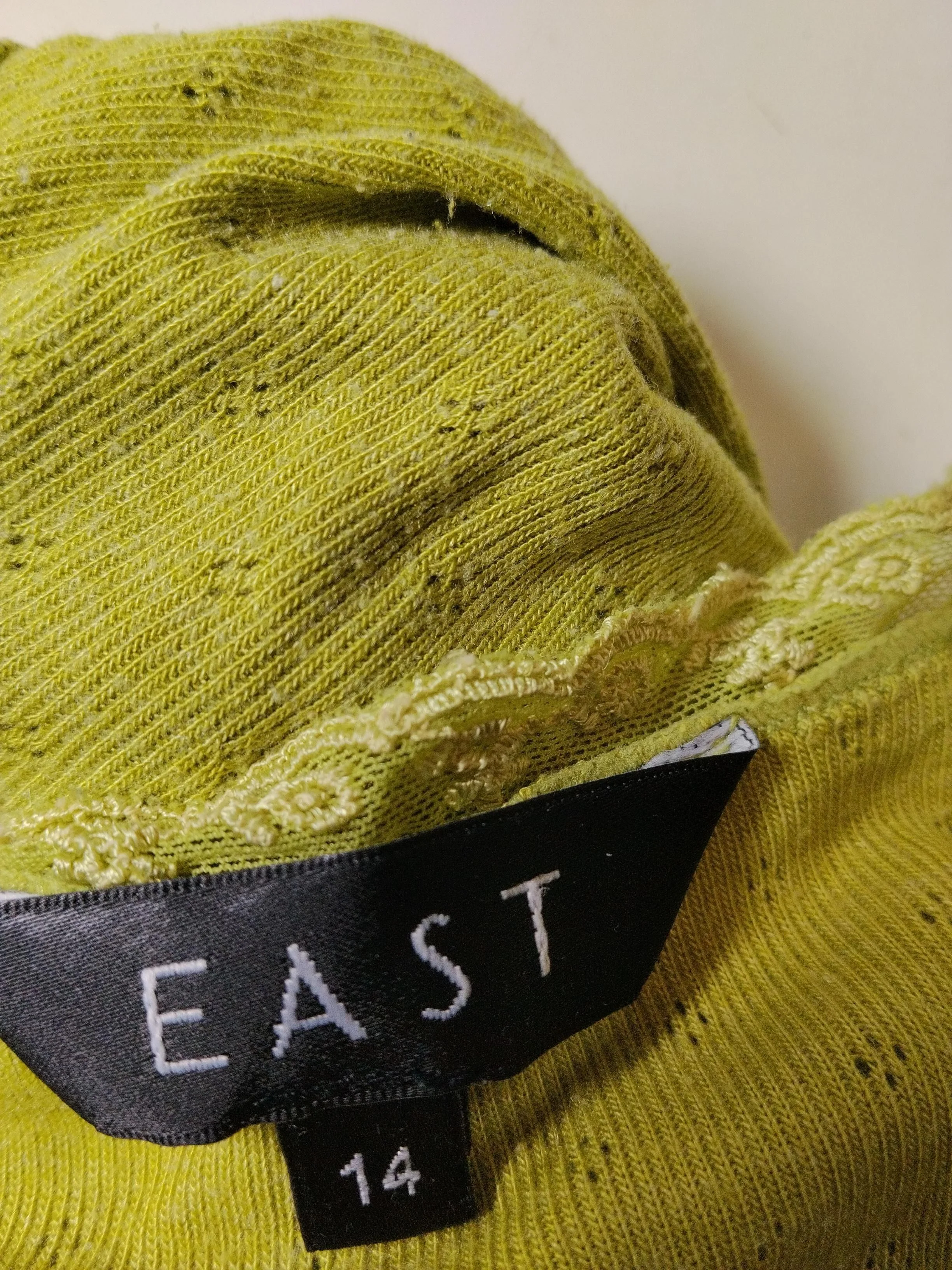 East Women's Cardigan UK 14 Green 100% Other V-Neck Cardigan - Image 5