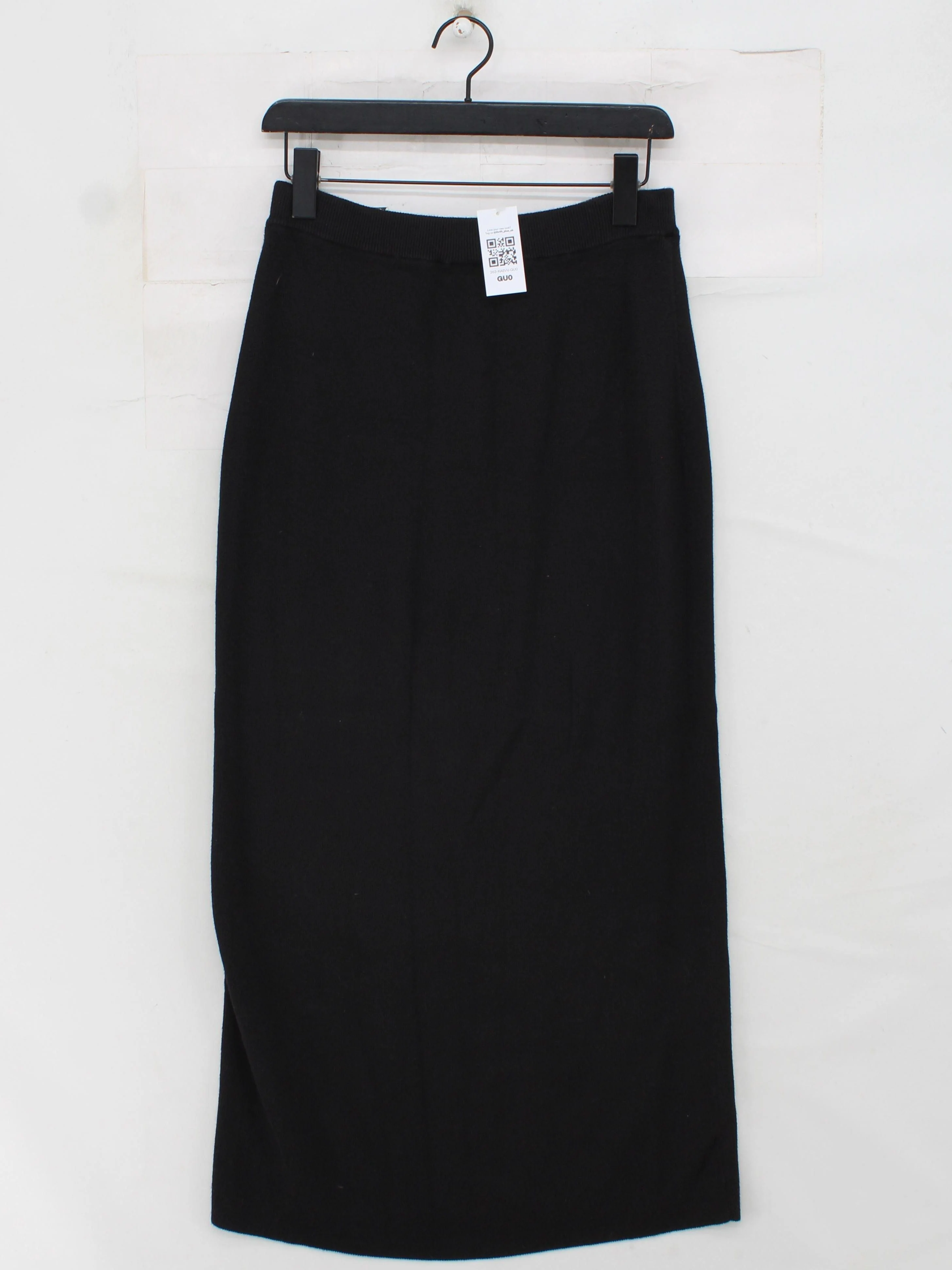 East Women's Midi Skirt M Black Cotton with Viscose Midi Straight & Pencil - Image 2