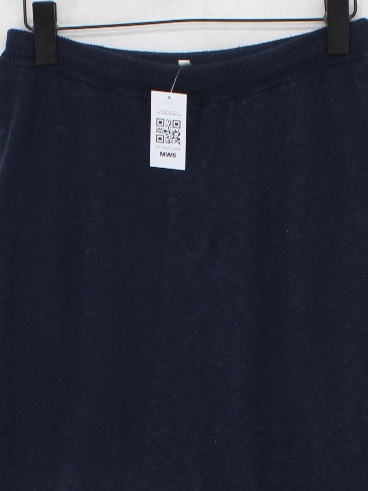 East Women's Midi Skirt M Blue Linen with Cotton Midi Straight & Pencil - Image 3