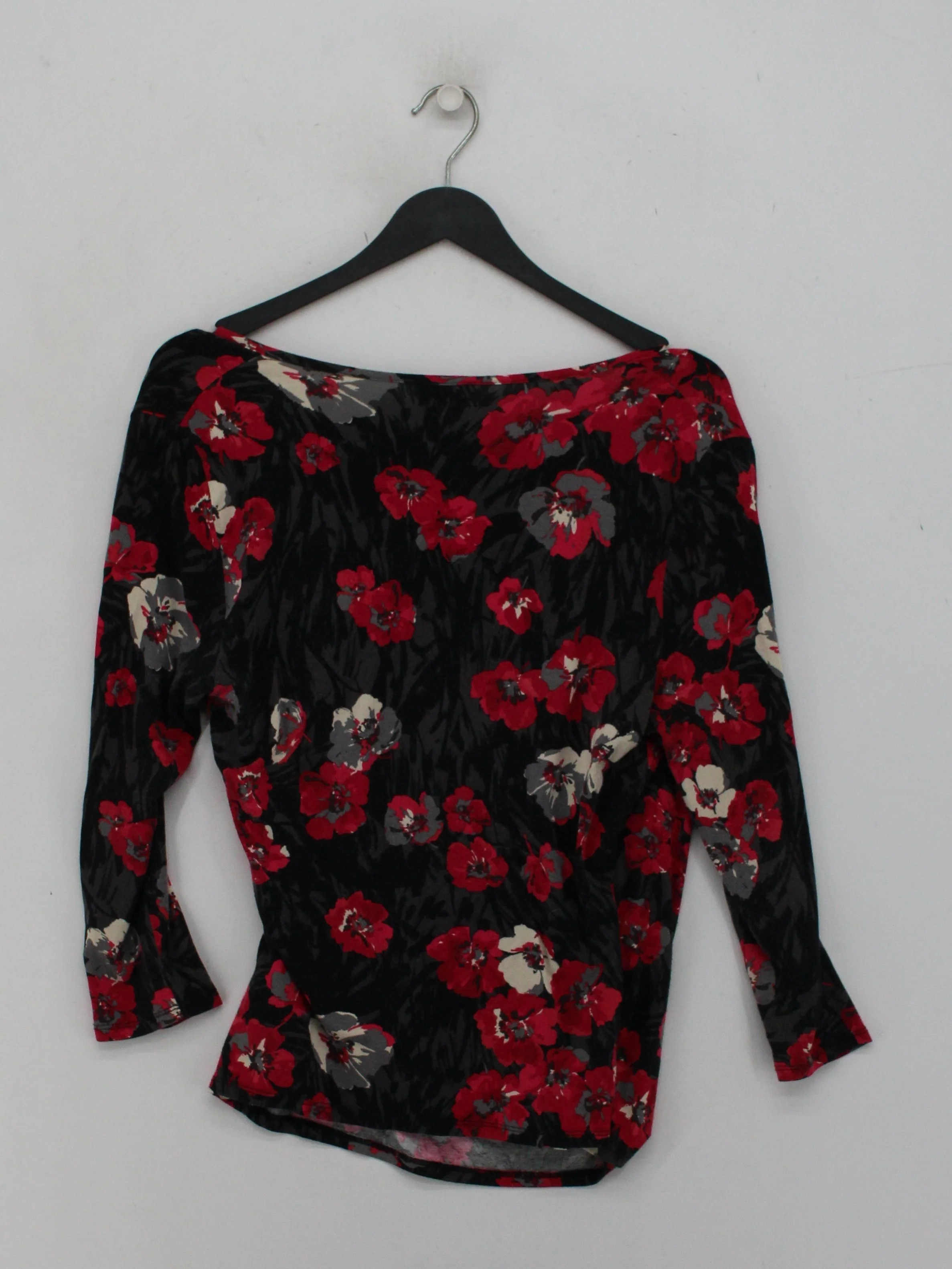 East Women's Top UK 12 Black Viscose with Elastane Basic - Image 2