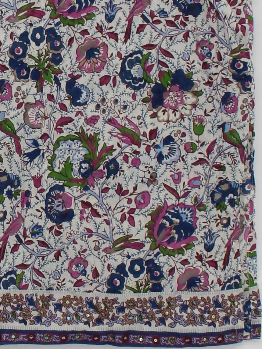 East Women's Top UK 20 Multi Floral 100% Other Sleeveless V-Neck Basic - Image 4