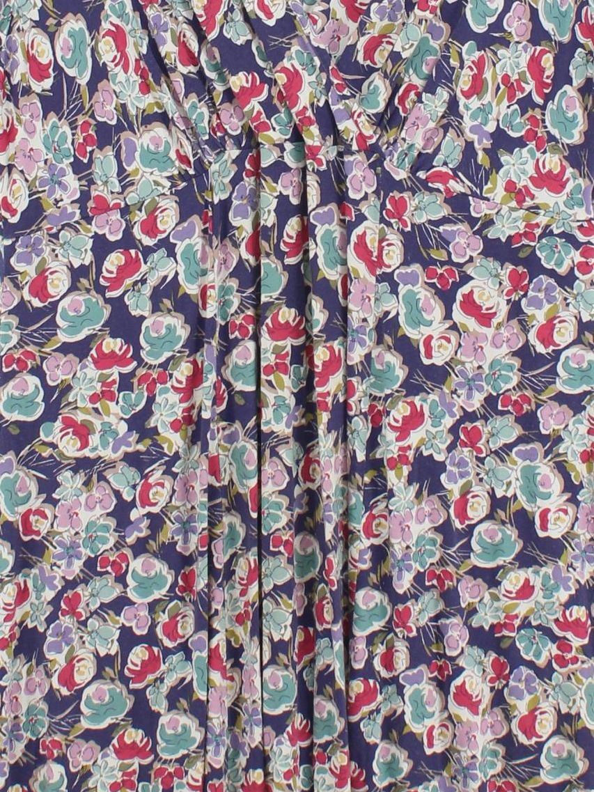 East Wrap Midi Dress UK18 in Blue - Image 3