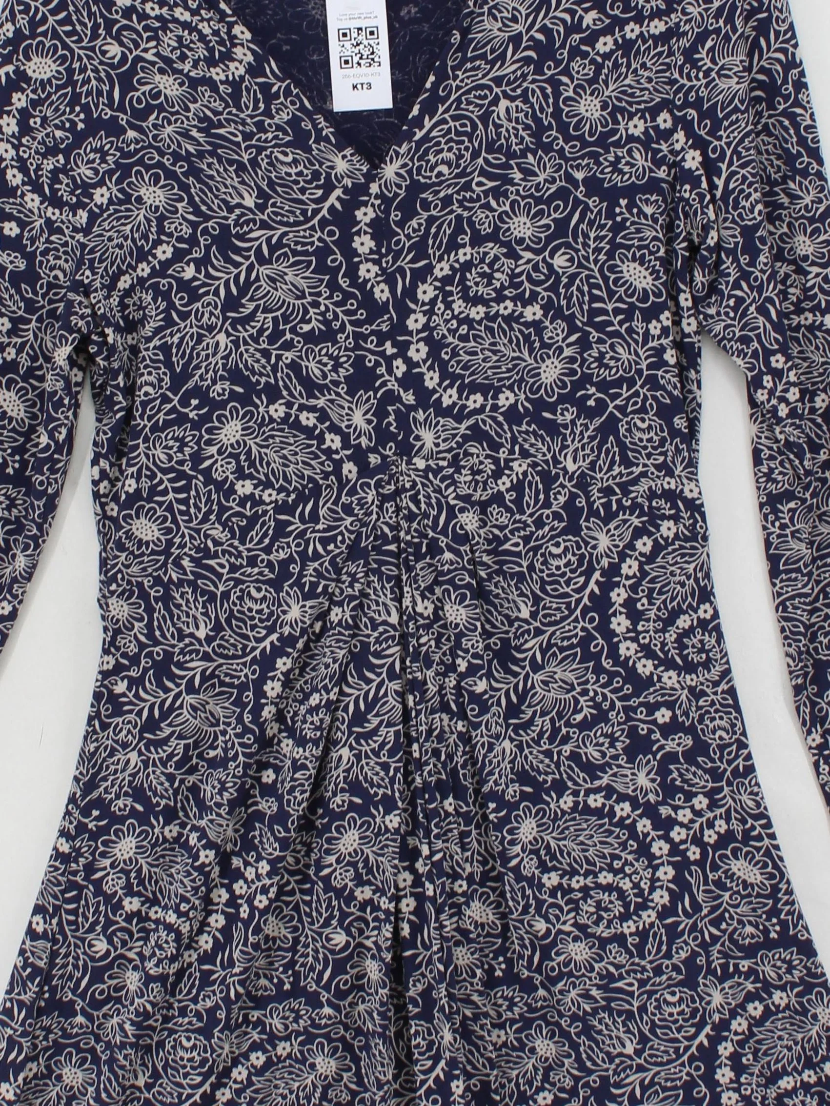 East Wrap Mini Dress S in Blue - Image 3