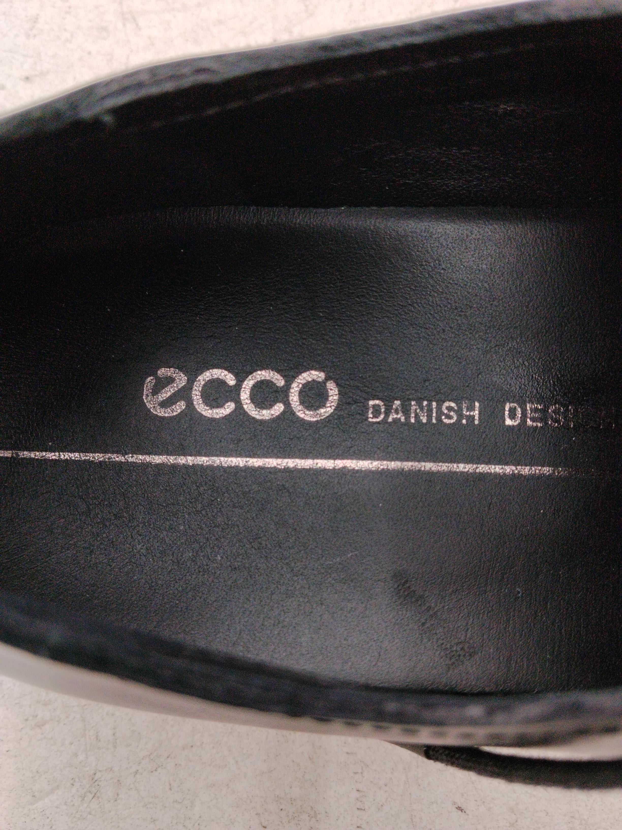 ECCO Men's Formal Shoes UK 3 Black 100% Leather Brogue - Image 6