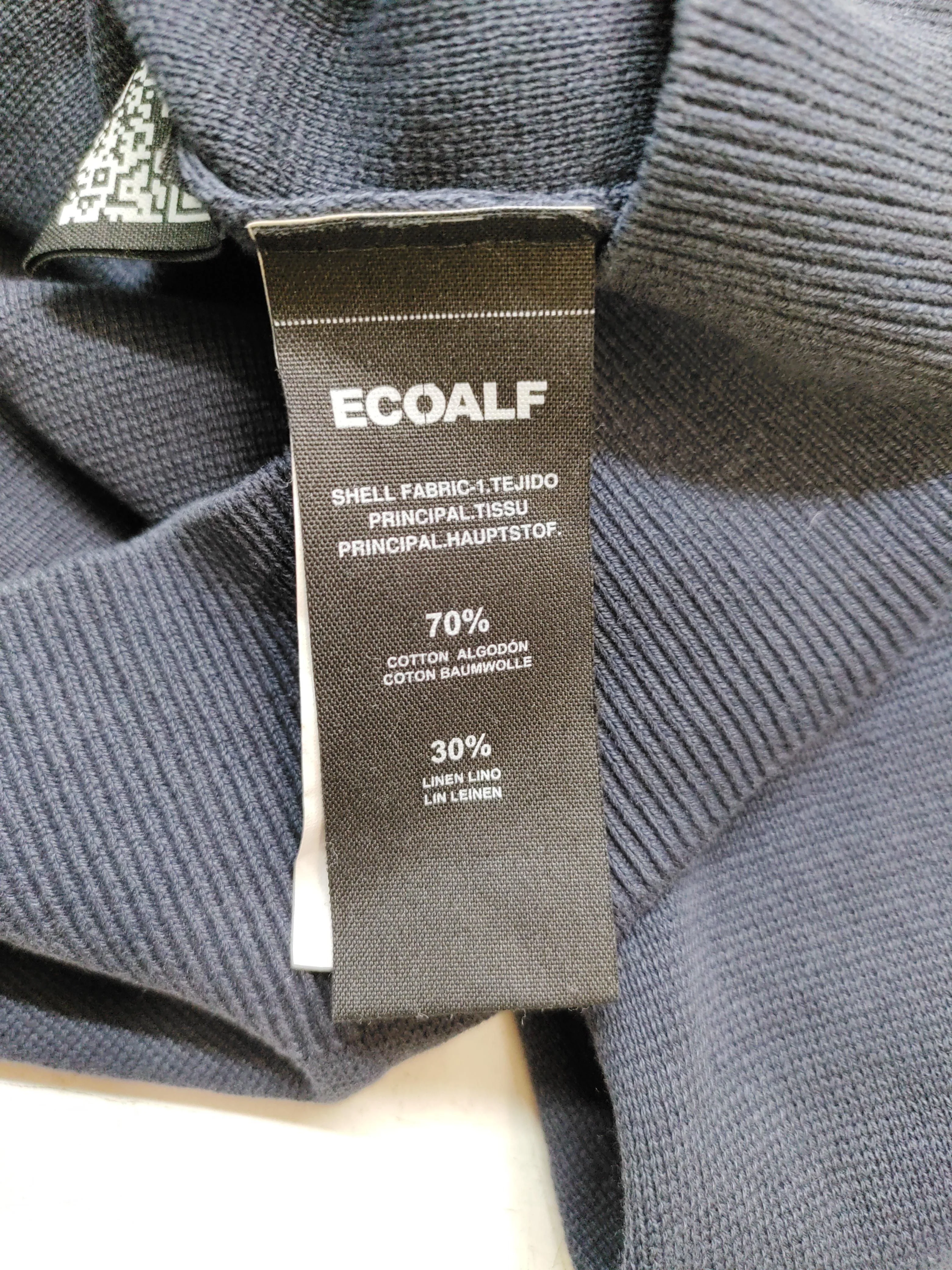 Ecoalf Men's Hoodie XL Blue Cotton with Linen Pullover - Image 6