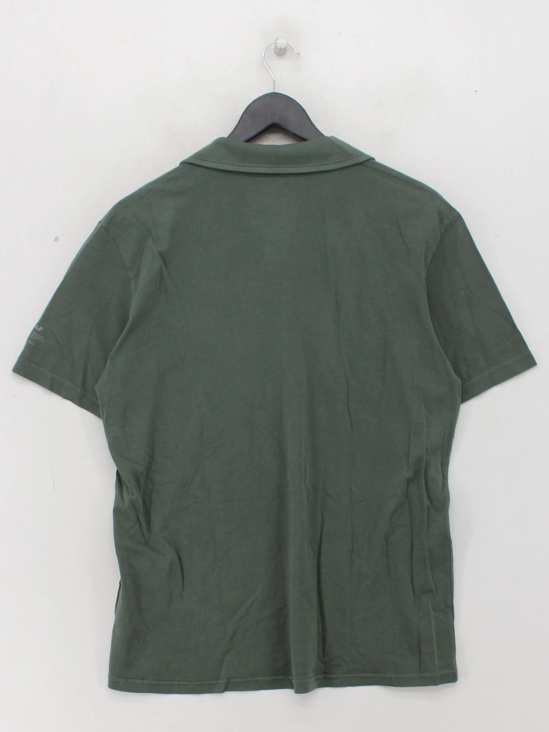 Ecoalf Men's Polo M Green 100% Cotton Basic - Image 2