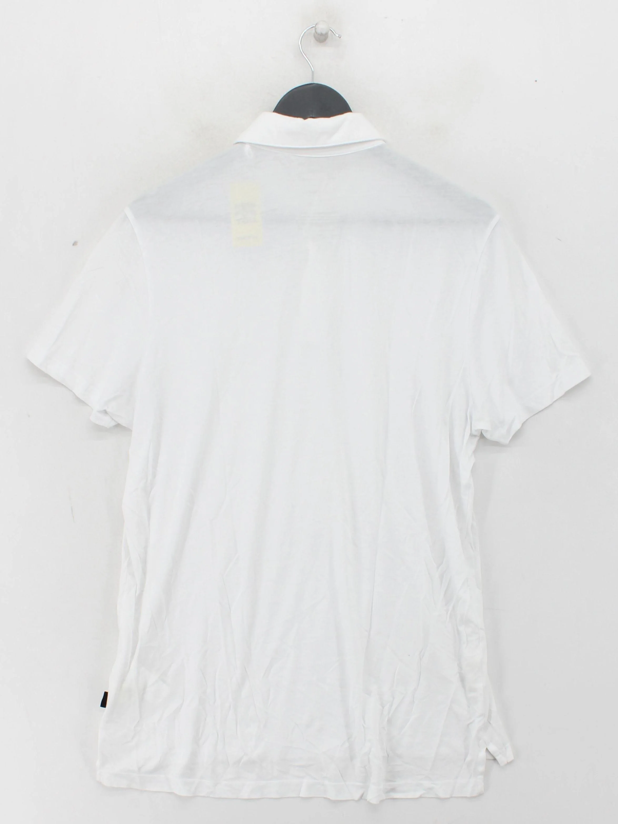 Ecoalf Men's Polo M White 100% Cotton Basic - Image 2