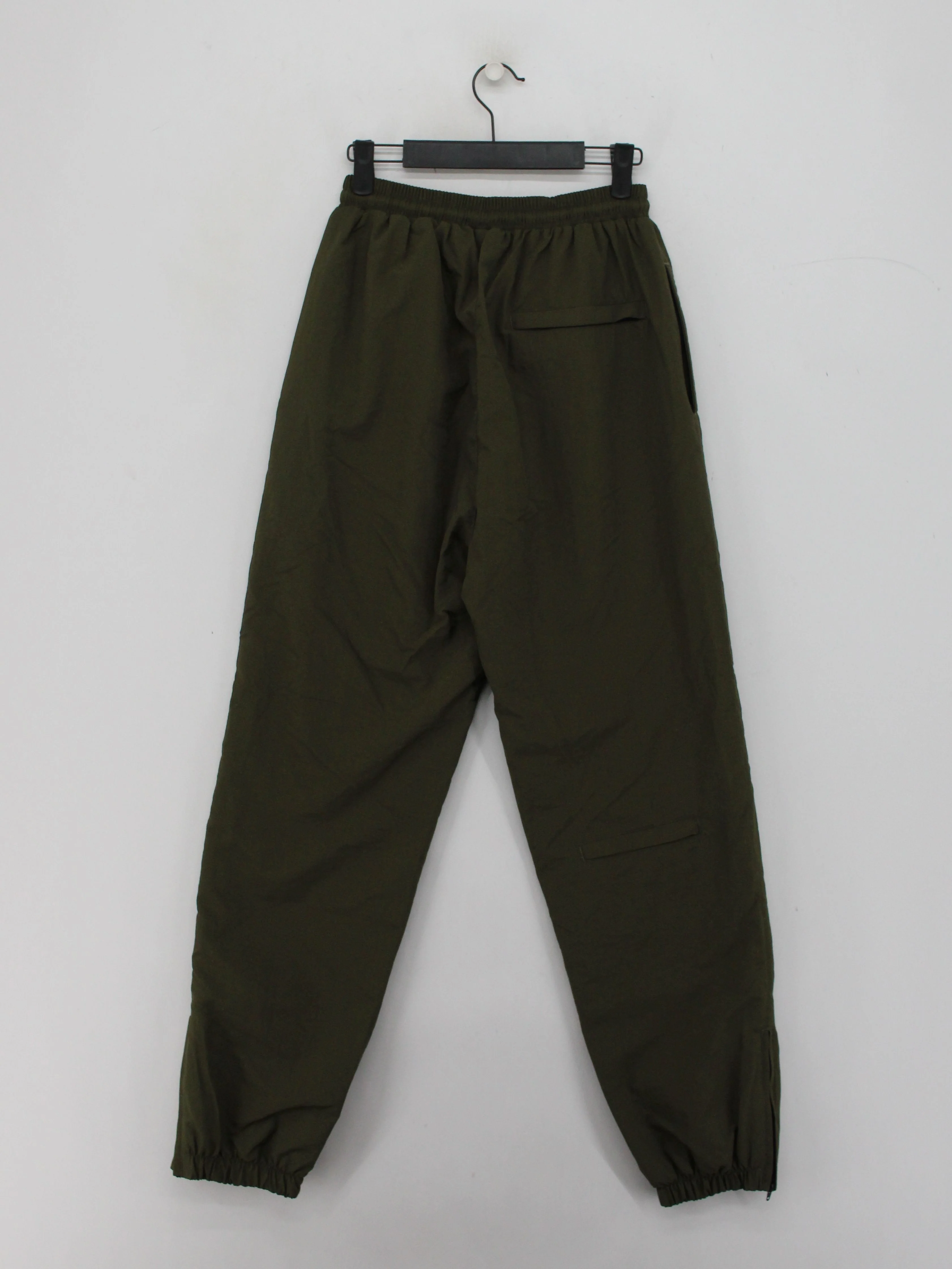 Ed Hardy Men's Sports Bottoms L Green Graphic 100% Polyester Tapered Sweatpants - Image 2