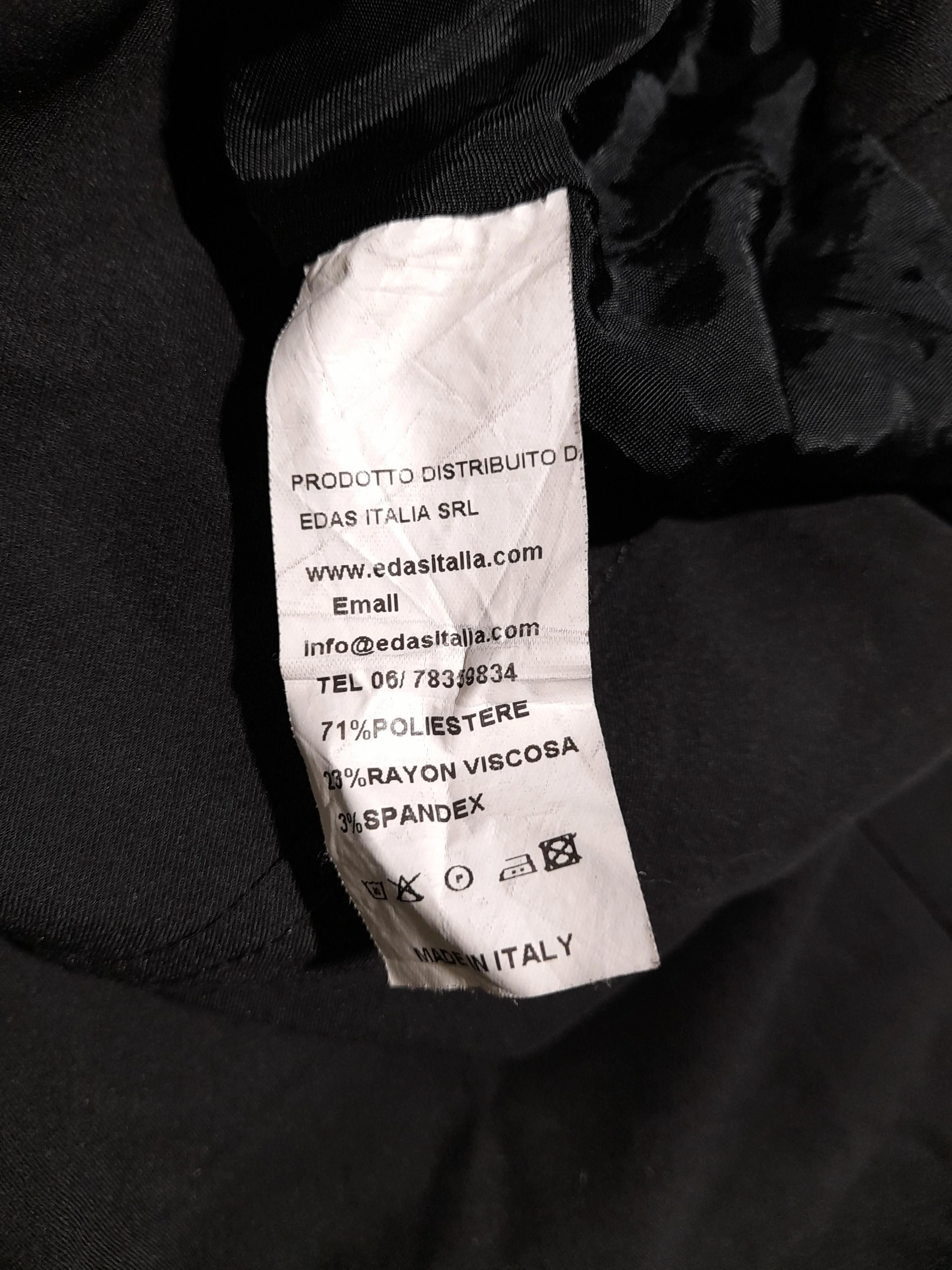 EDAS Women's Midi Skirt UK 14 Black Polyester with Viscose, Spandex Midi A-Line - Image 6