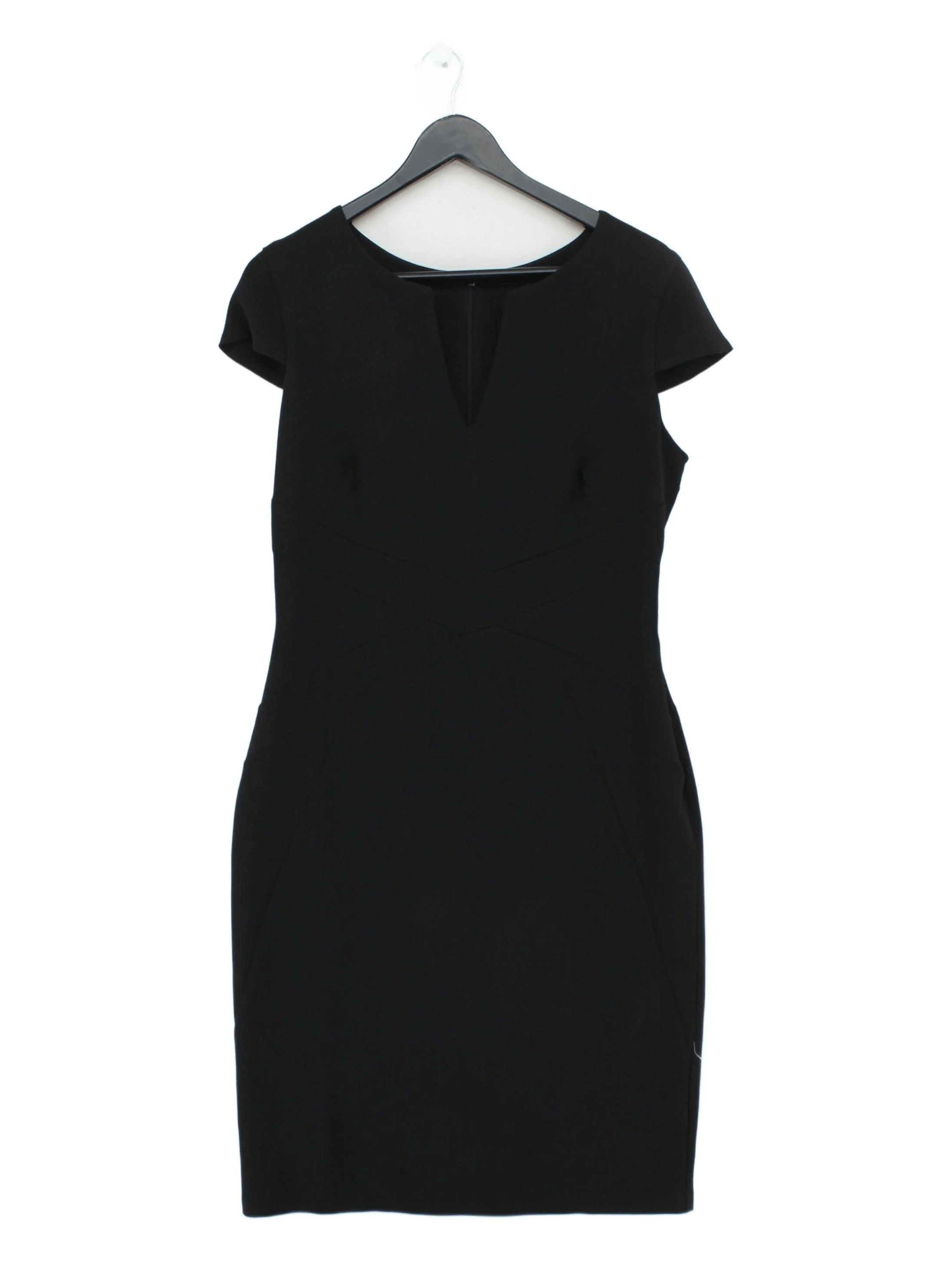 Eden Row Bodycon Mini Dress UK14 in Black