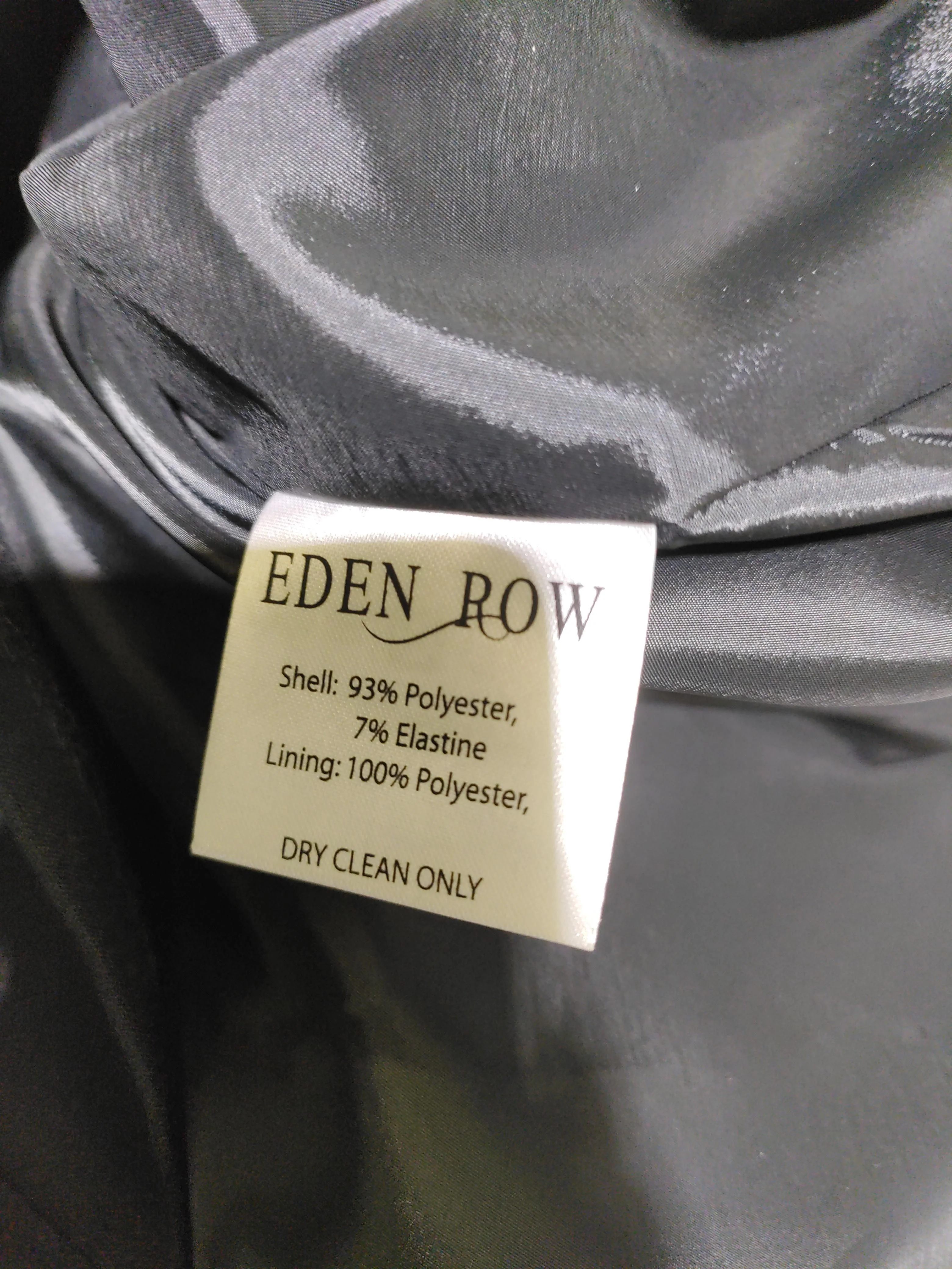 Eden Row Bodycon Mini Dress UK14 in Black - Image 6
