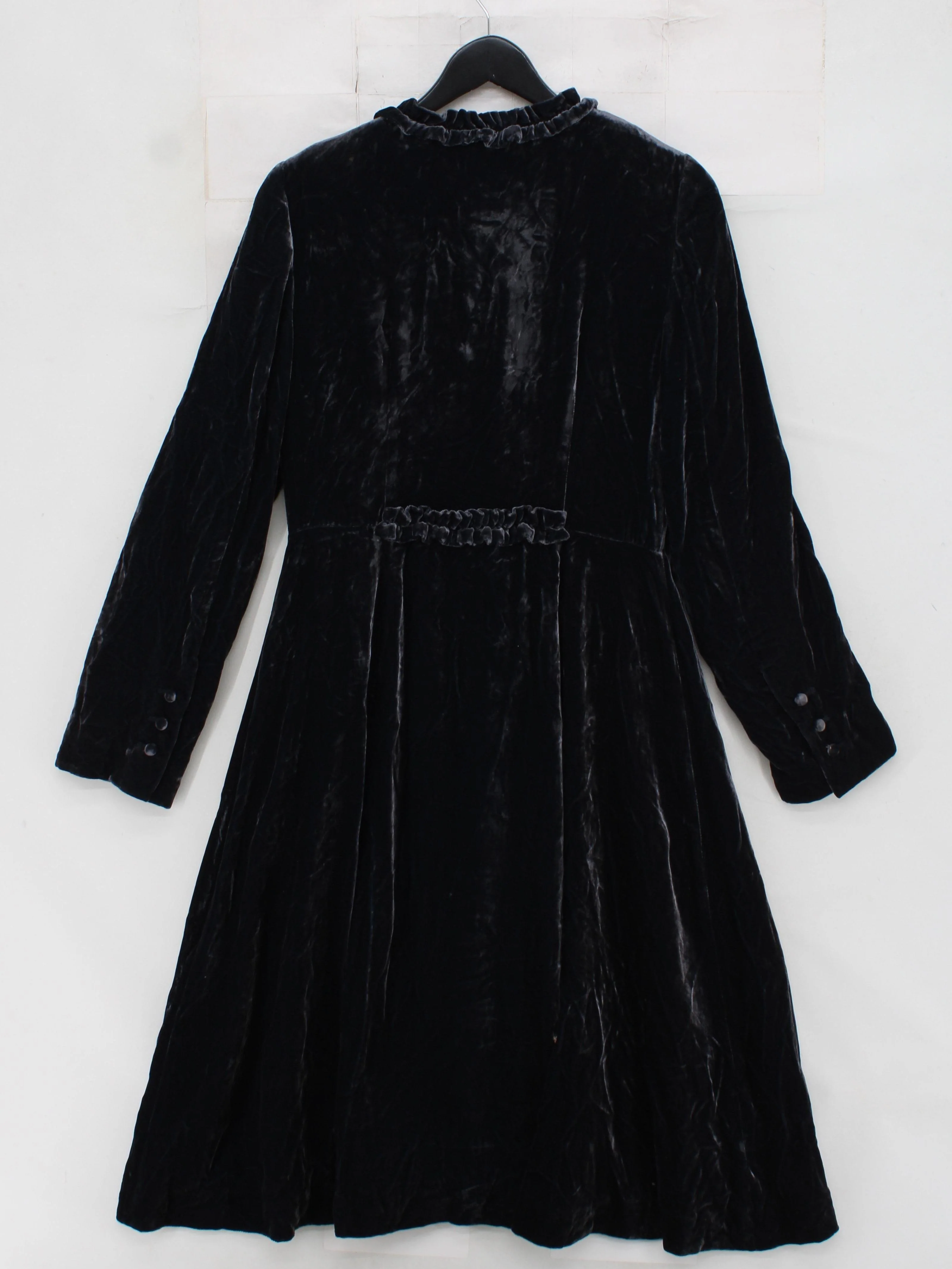 Edina Ronay Women's Coat M Black Viscose with Silk, Acetate Overcoat - Image 2