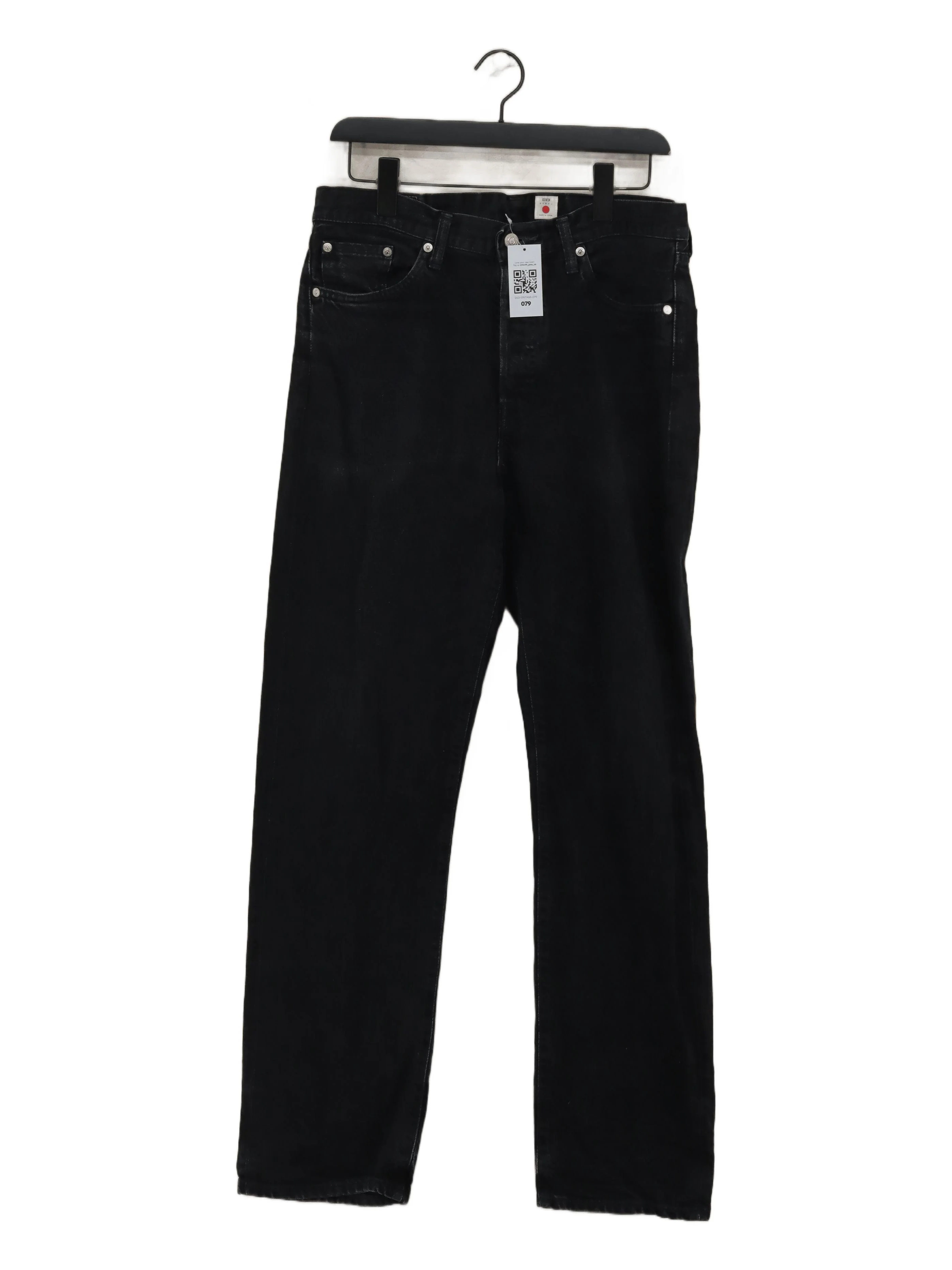 Edwin Men's Jeans W 32 in; L 32 in Black 100% Cotton Straight