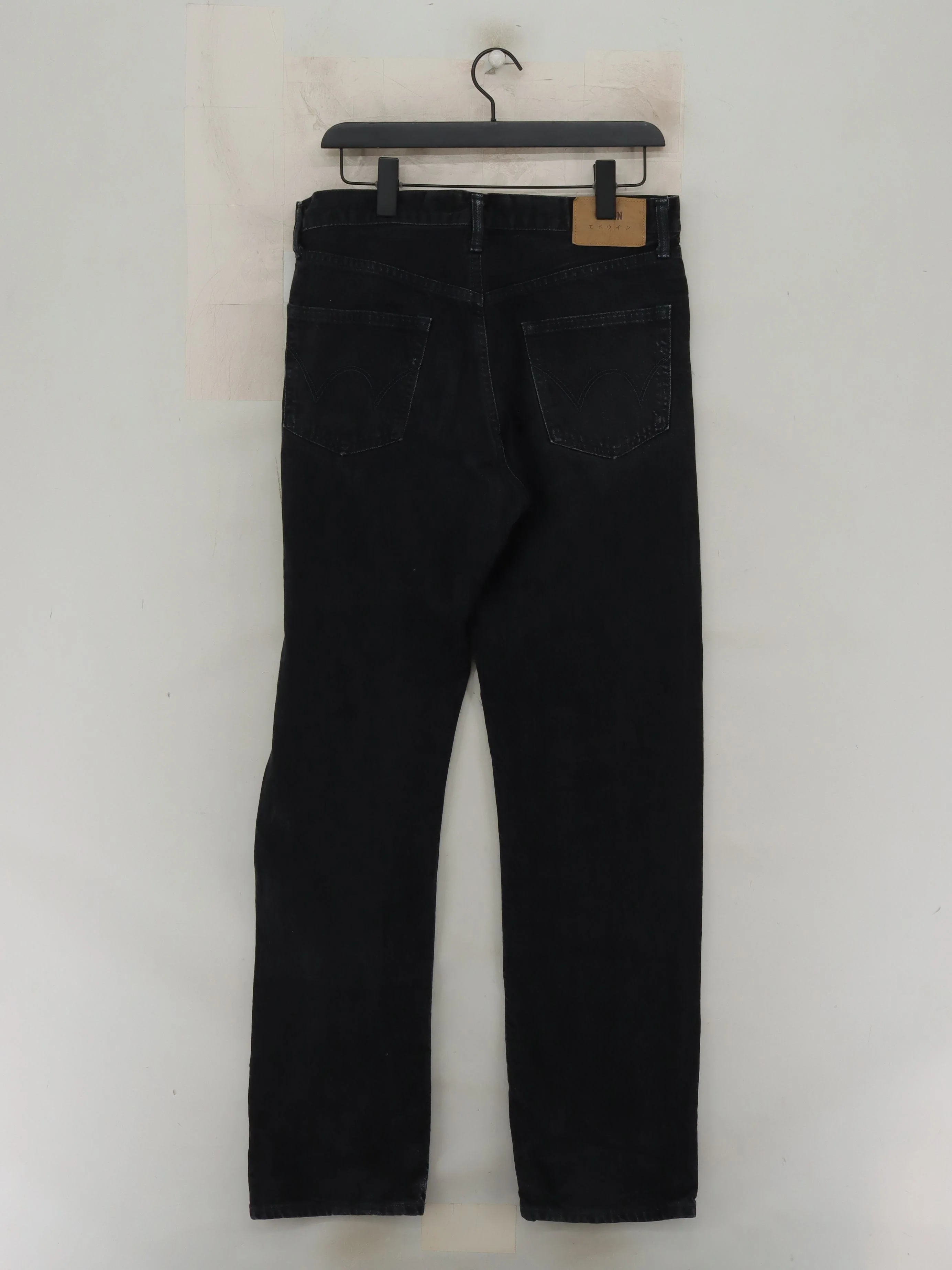 Edwin Men's Jeans W 32 in; L 32 in Black 100% Cotton Straight - Image 2