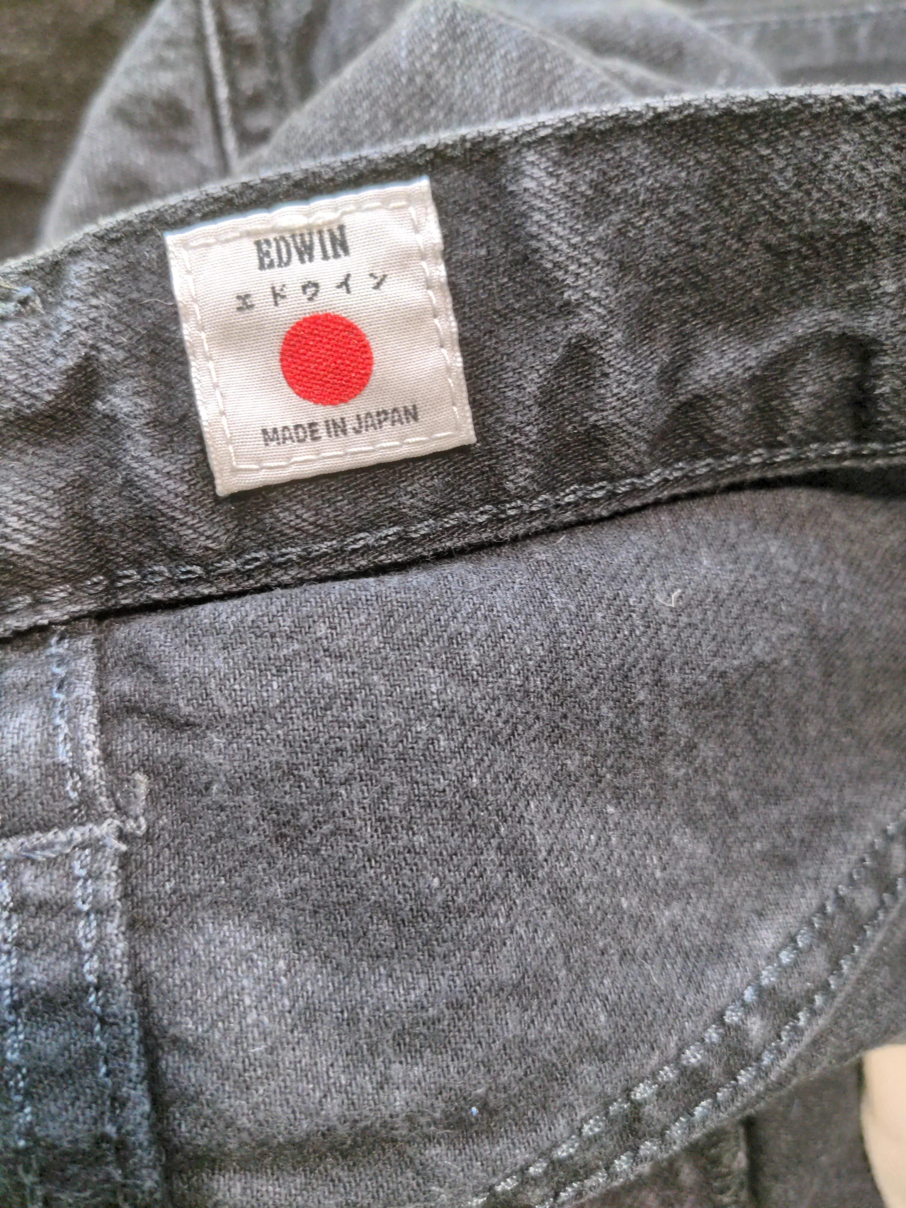 Edwin Men's Jeans W 32 in; L 32 in Black 100% Cotton Straight - Image 5