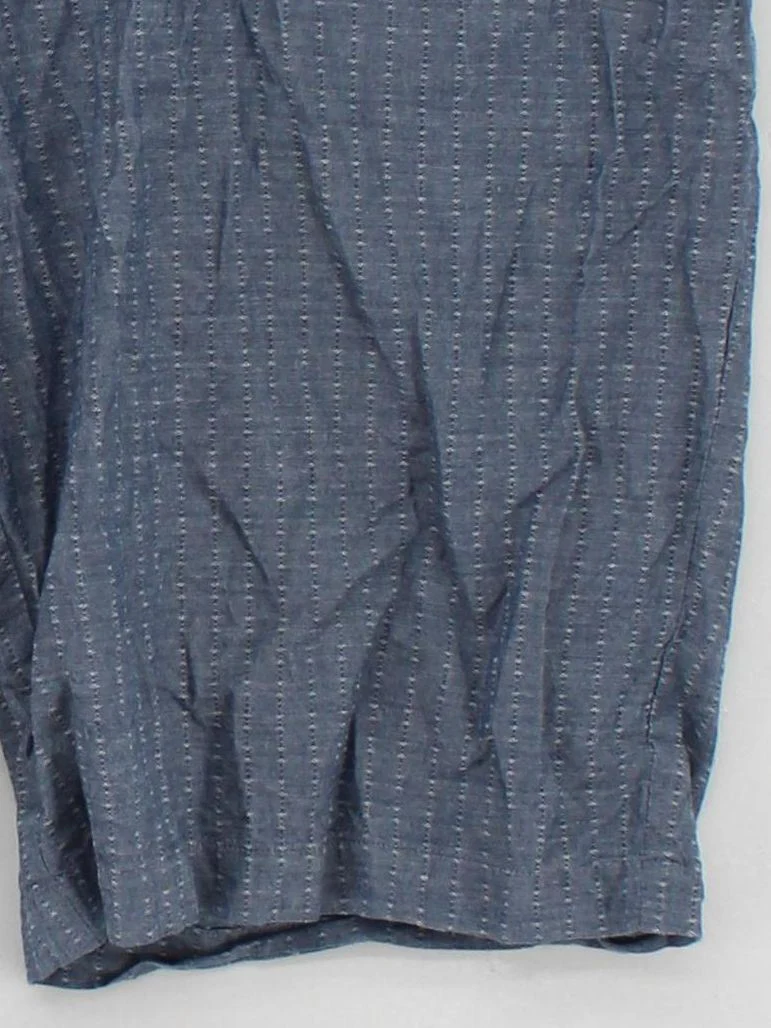 Edwin Men's Shorts XL Blue Striped 100% Cotton Chino - Image 4