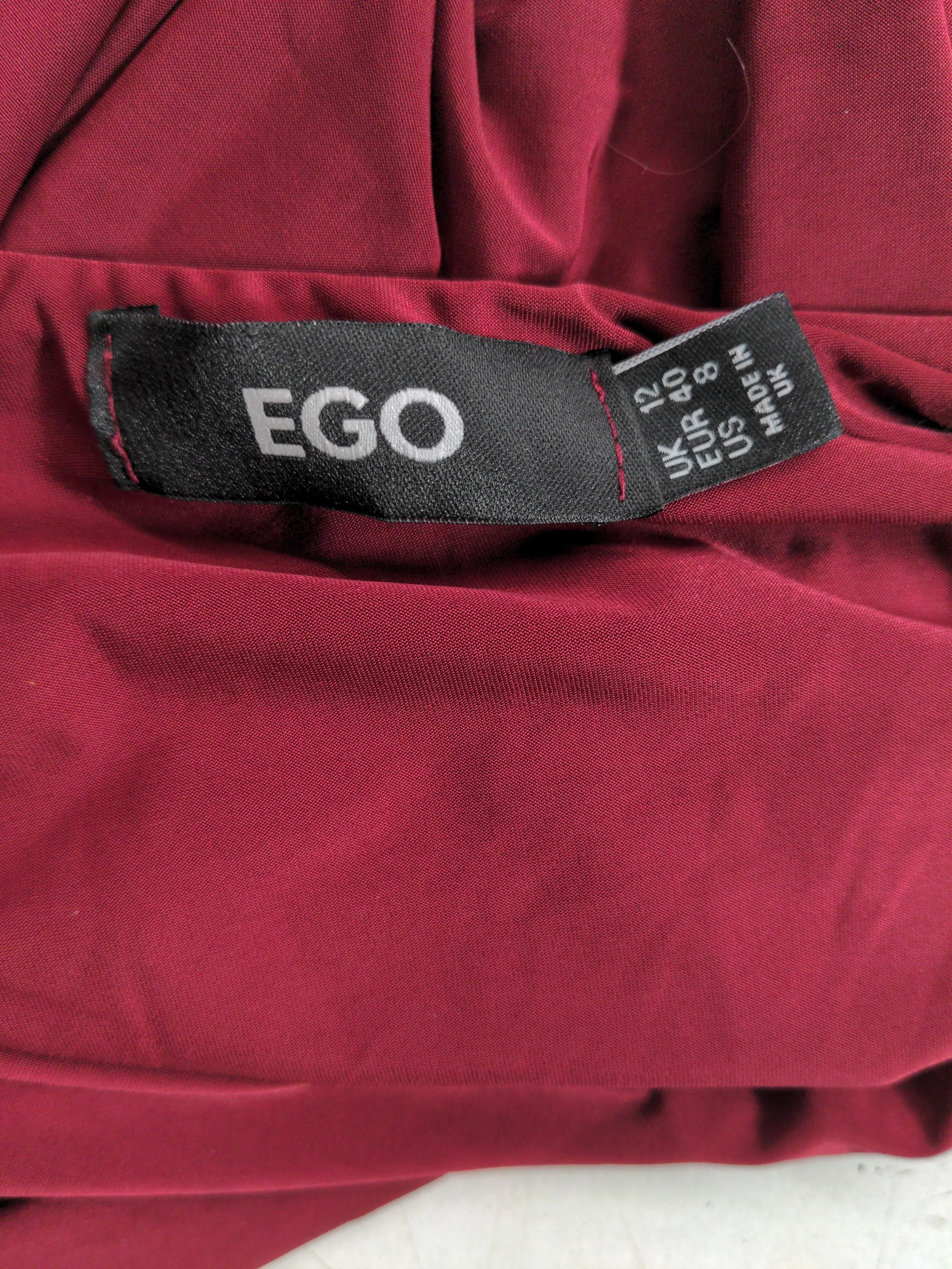 EGO Mini Dress UK12 in Red - Image 5