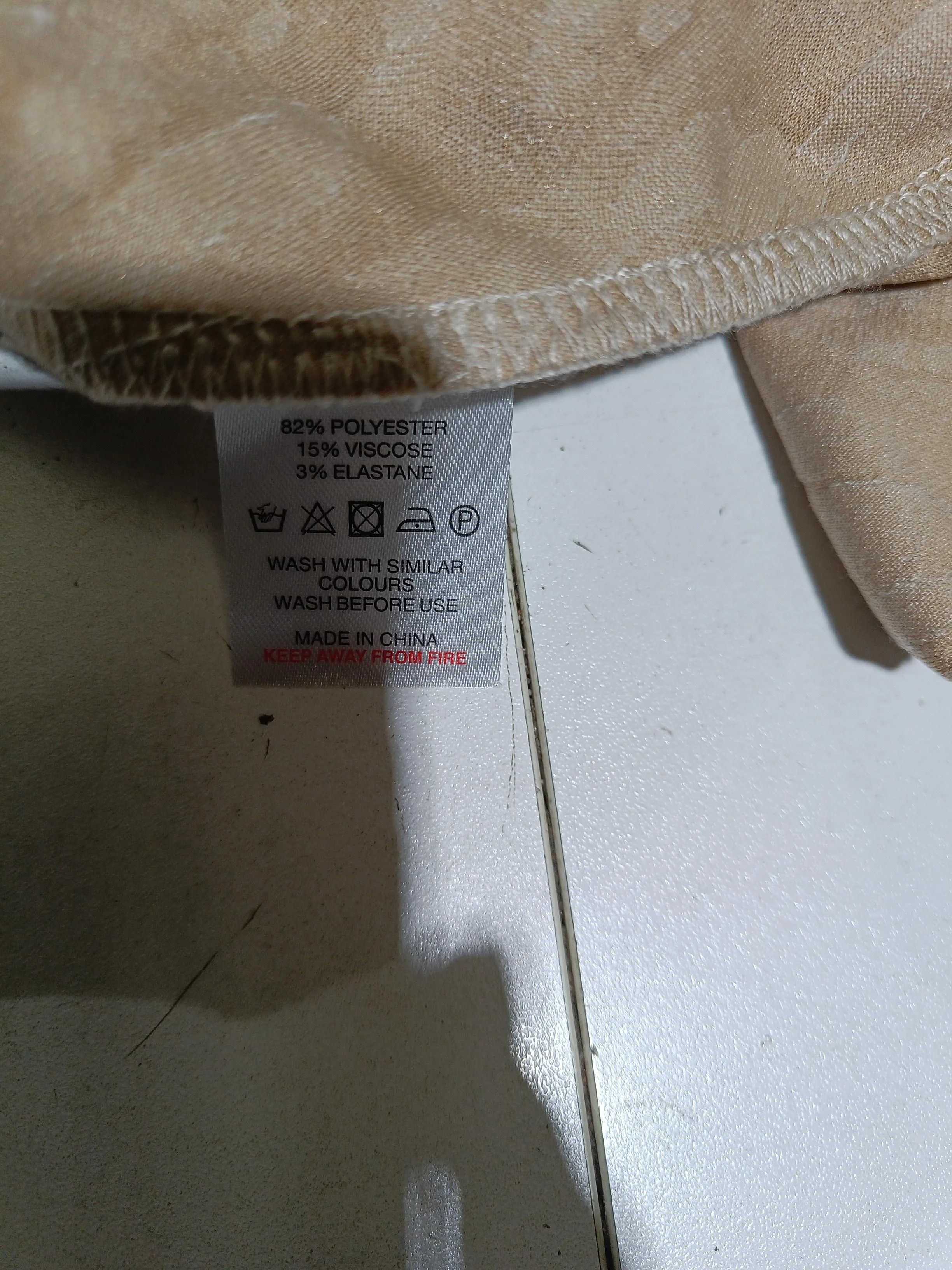 EGO Women's Mini Skirt UK 8 Tan Polyester New with tags - Image 6
