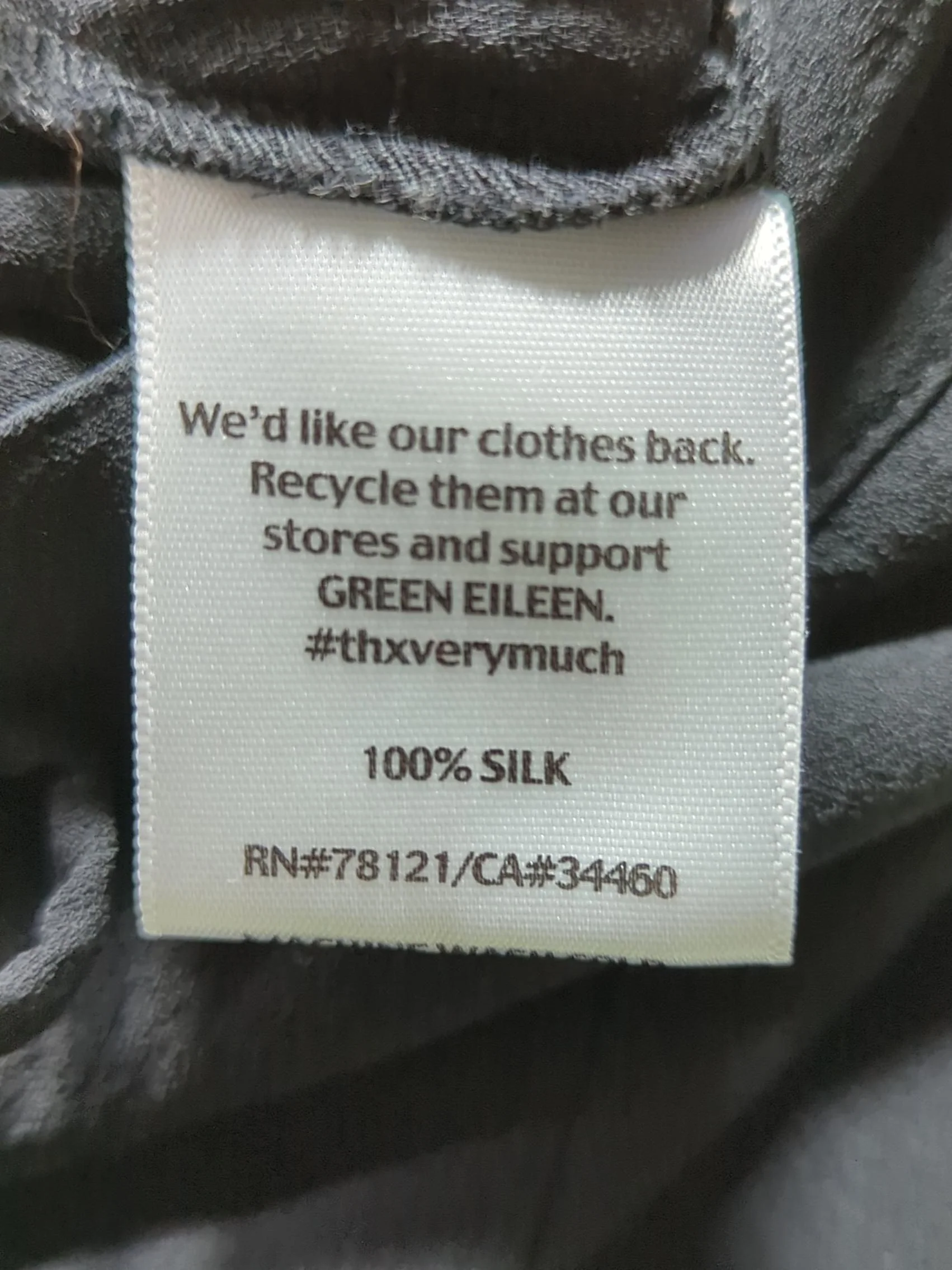 Eileen Fisher Men's Sports Bottoms XS Black 100% Silk Straight Sweatpants - Image 7