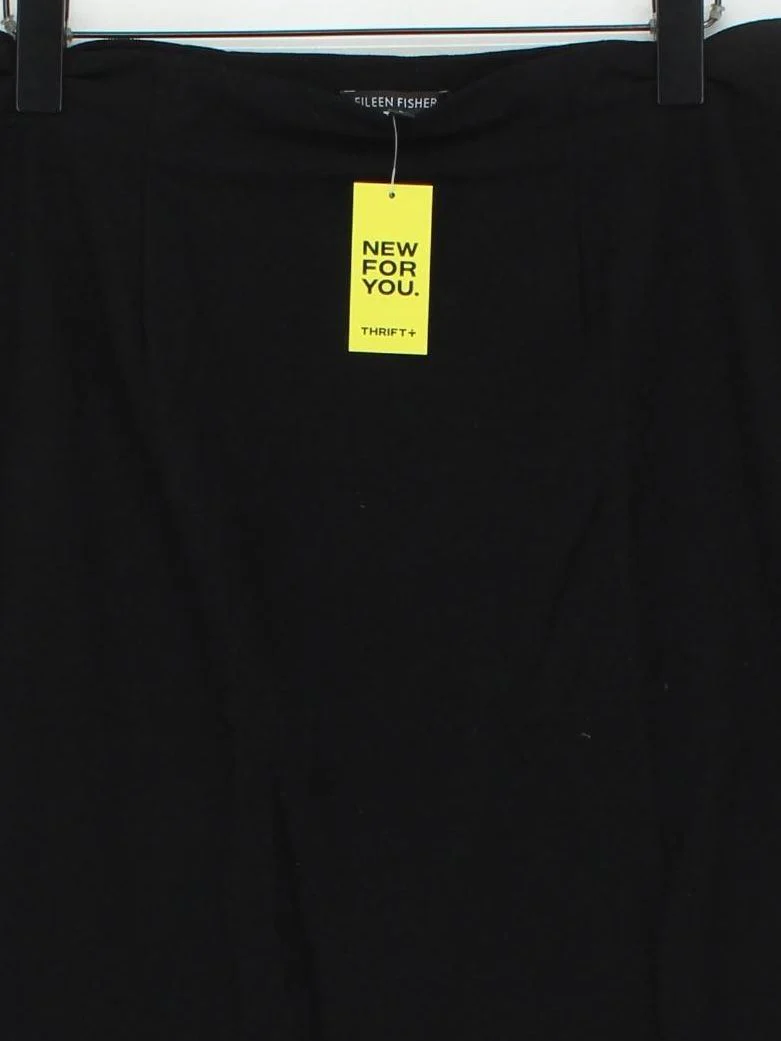 Eileen Fisher Women's Midi Skirt L Black Viscose - Image 3