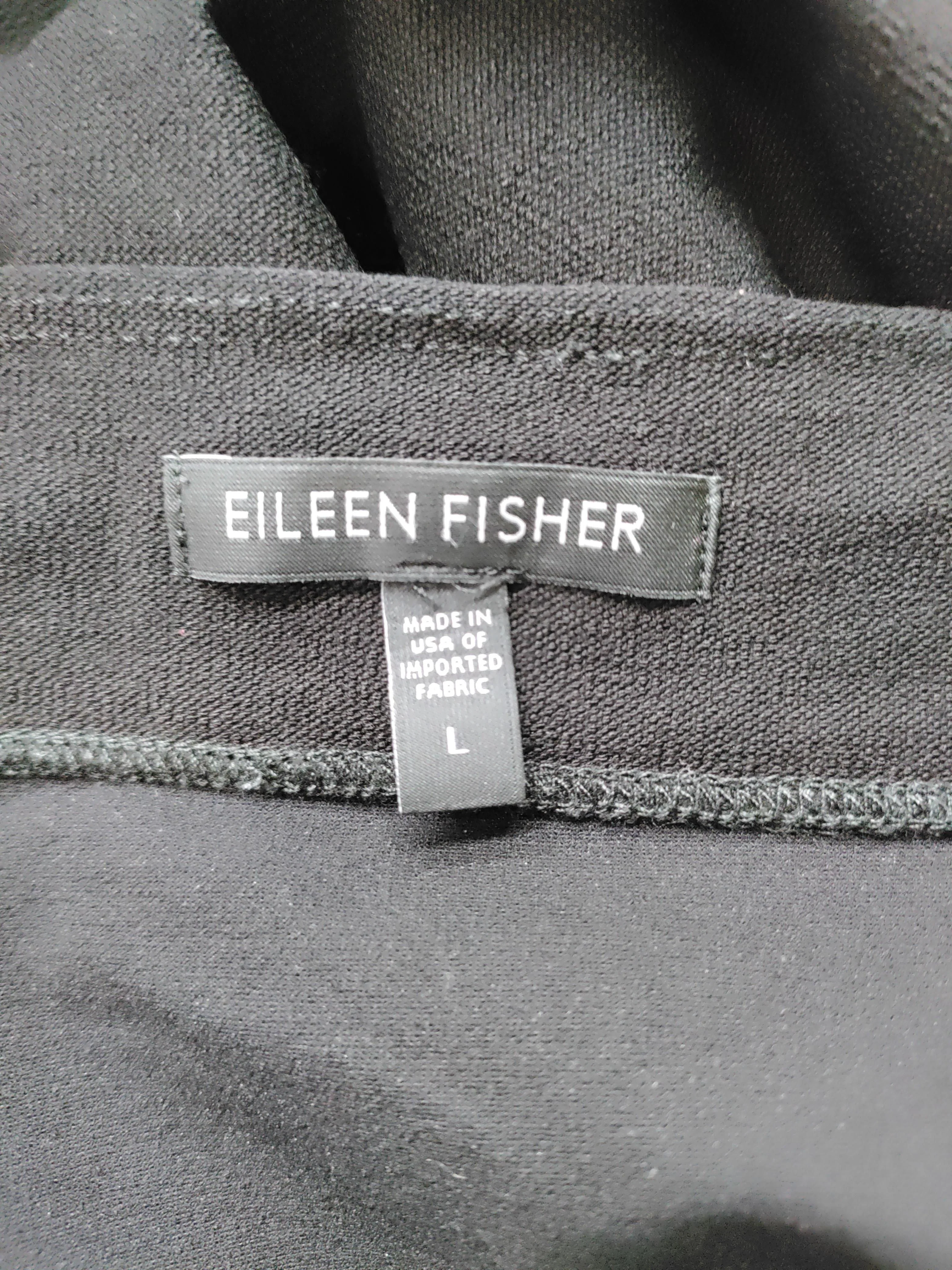 Eileen Fisher Women's Midi Skirt L Black Viscose - Image 5