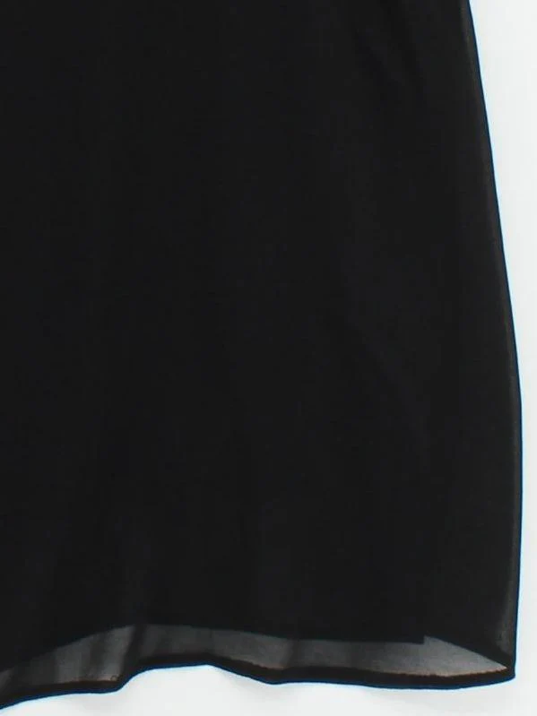 Eileen Fisher Women's Top S Black Polyester with Viscose Basic - Image 4