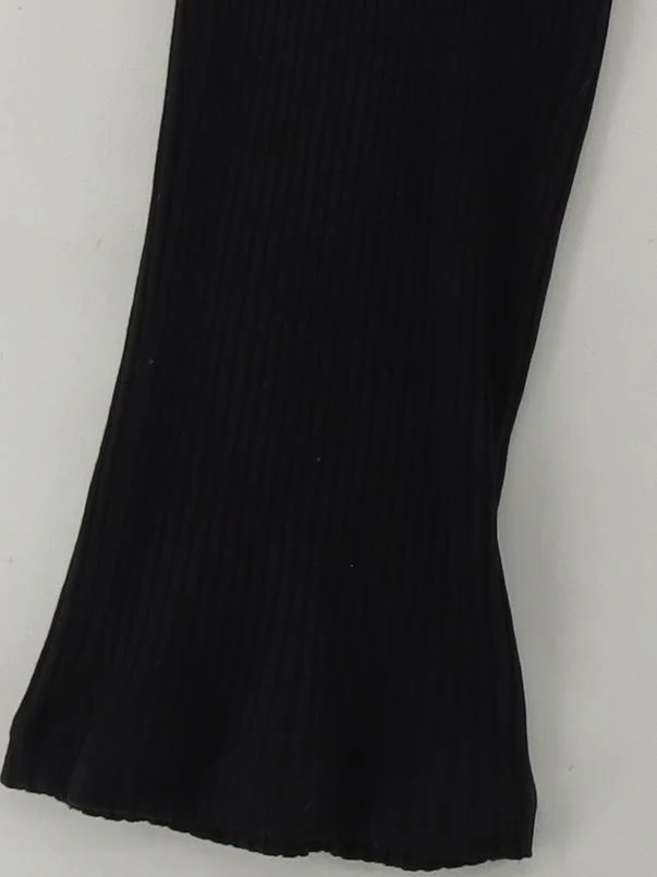 Eileen Fisher Women's Trousers S Black Lyocell Modal with Spandex Cropped - Image 4
