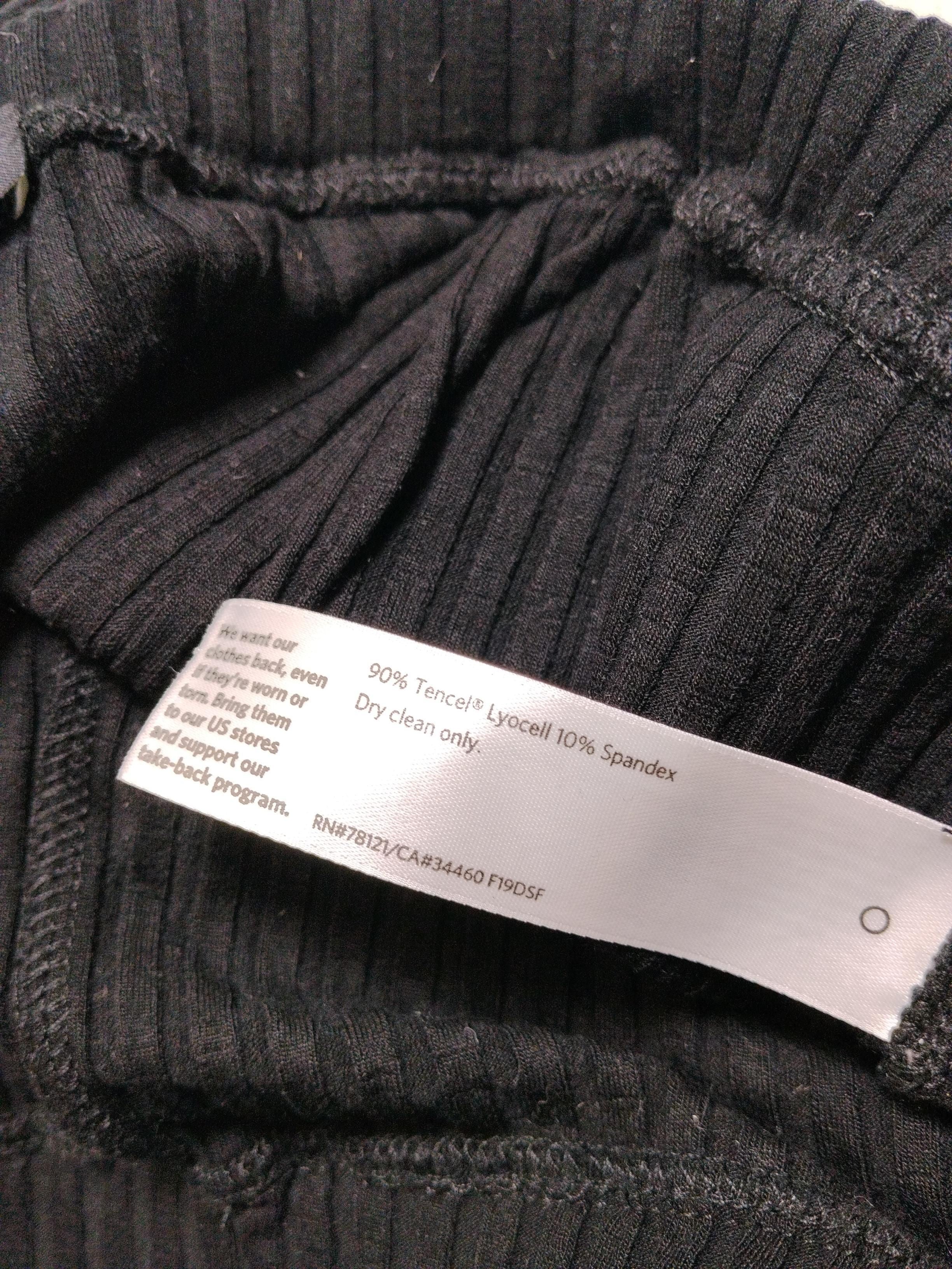 Eileen Fisher Women's Trousers S Black Lyocell Modal with Spandex Cropped - Image 6