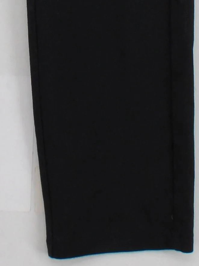 Eileen Fisher Women's Trousers XS Black Cotton with Polyester, Elastane Capri - Image 4
