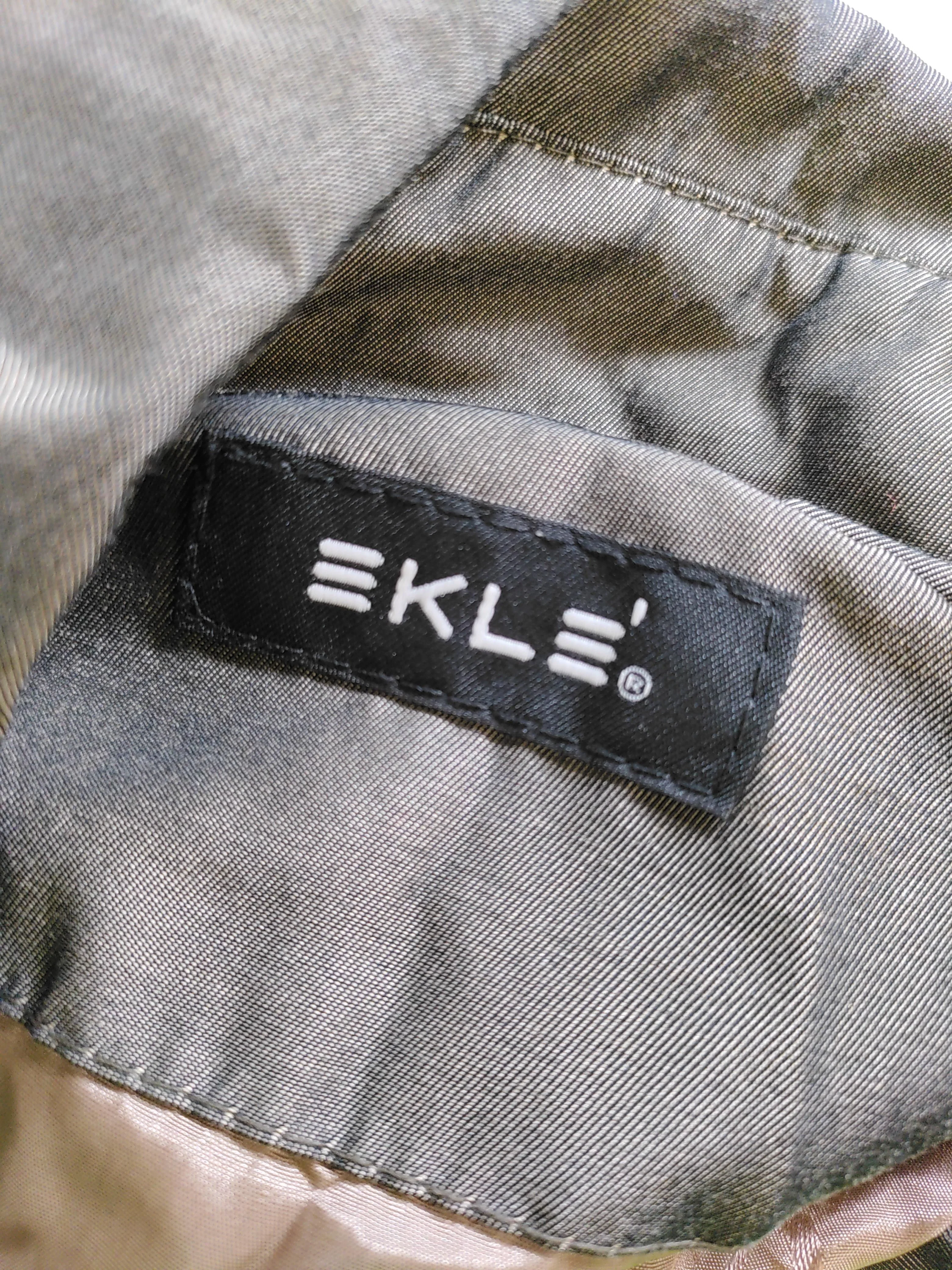 EKLE Women's Coat UK 16 Green Polyester with Cotton Trench Coat - Image 5
