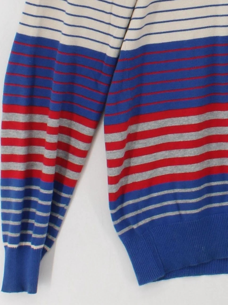 Element Men's Jumper XL Multi Striped 100% Cotton Crew Neck Pullover - Image 4