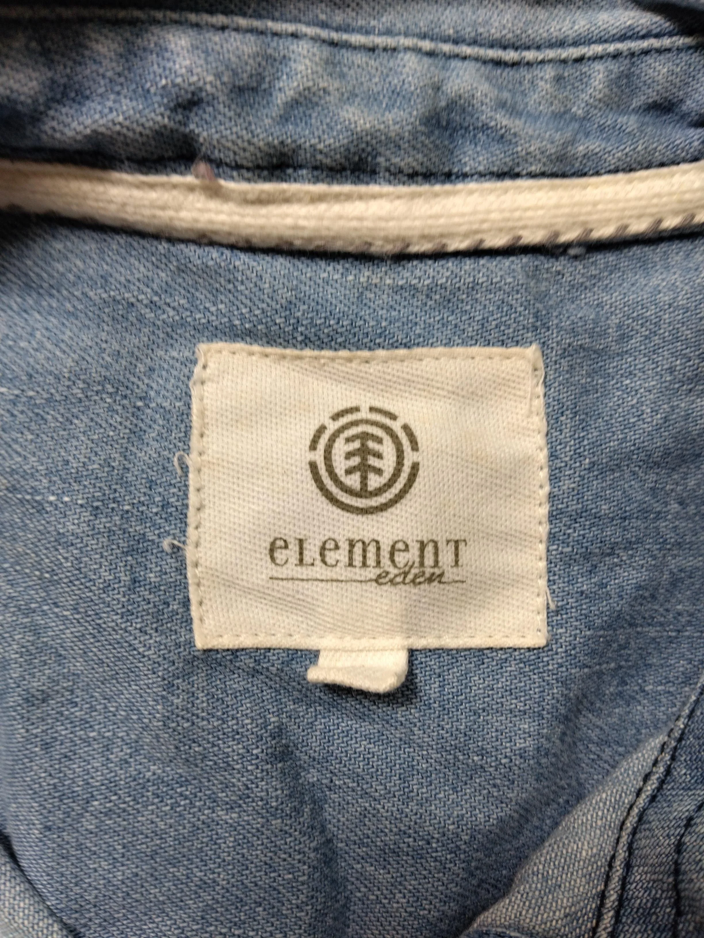 Element Shirt Mini Dress S in Blue - Image 6