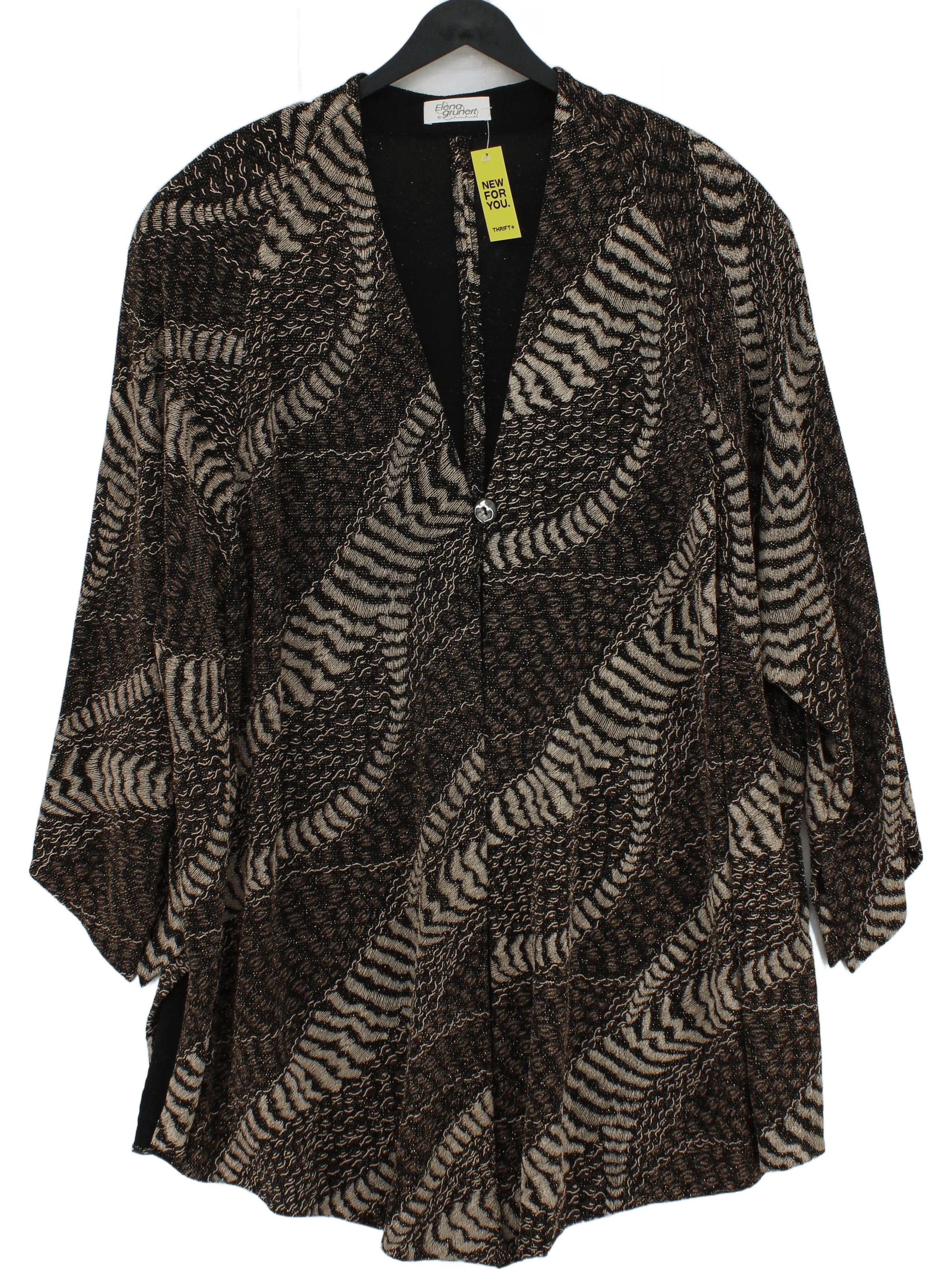 Elena Grunert Women's Cardigan UK 28 Multi Polyester