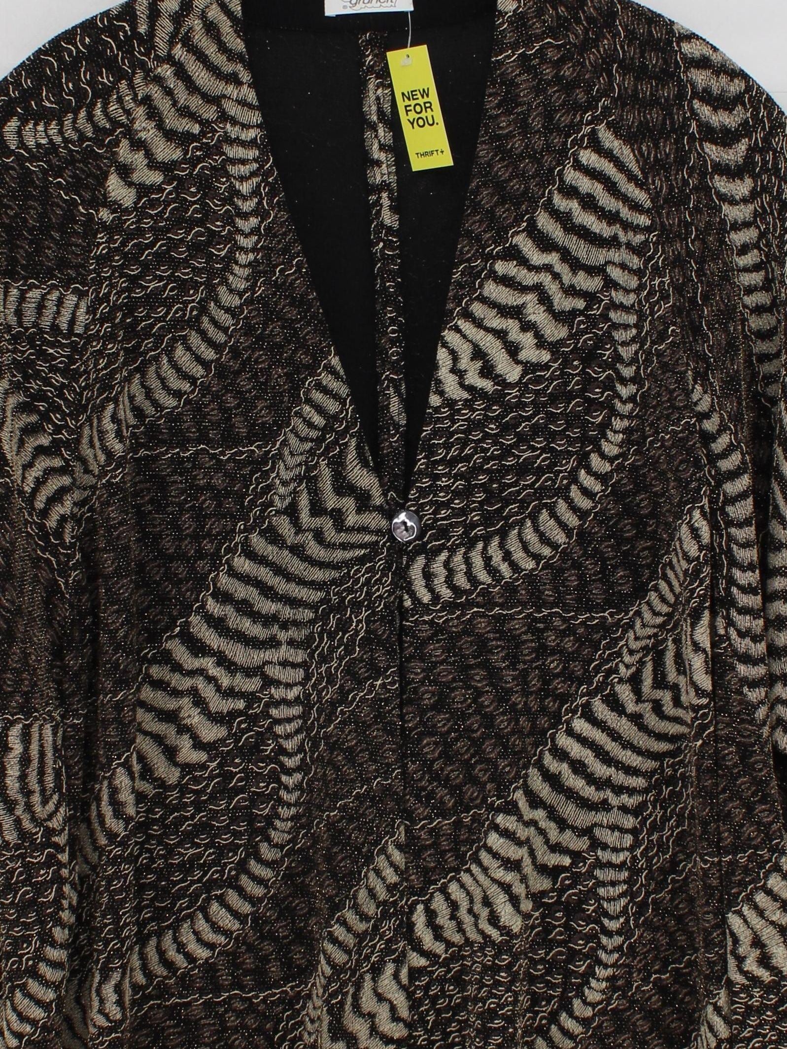 Elena Grunert Women's Cardigan UK 28 Multi Polyester - Image 3