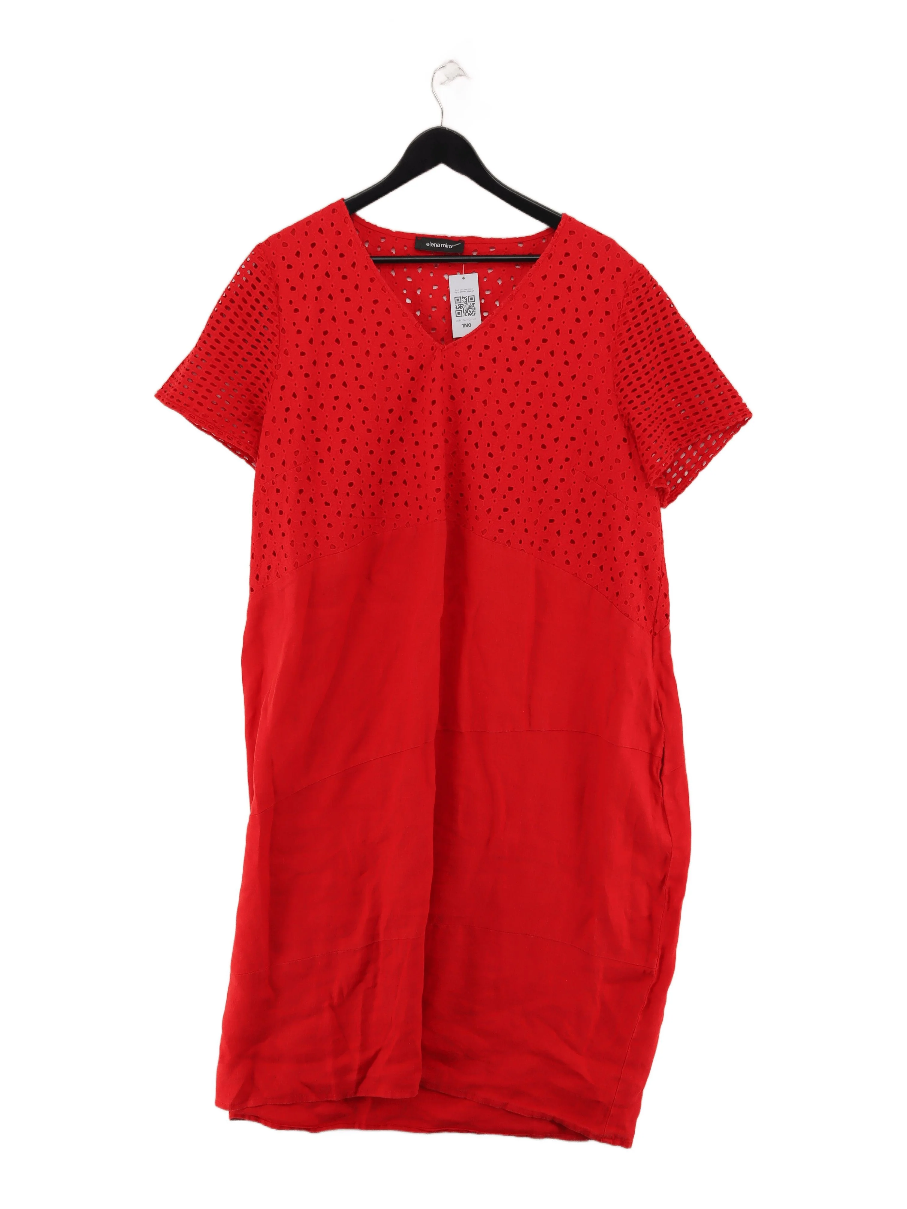 Elena Miro T-Shirt Mini Dress UK24 in Red