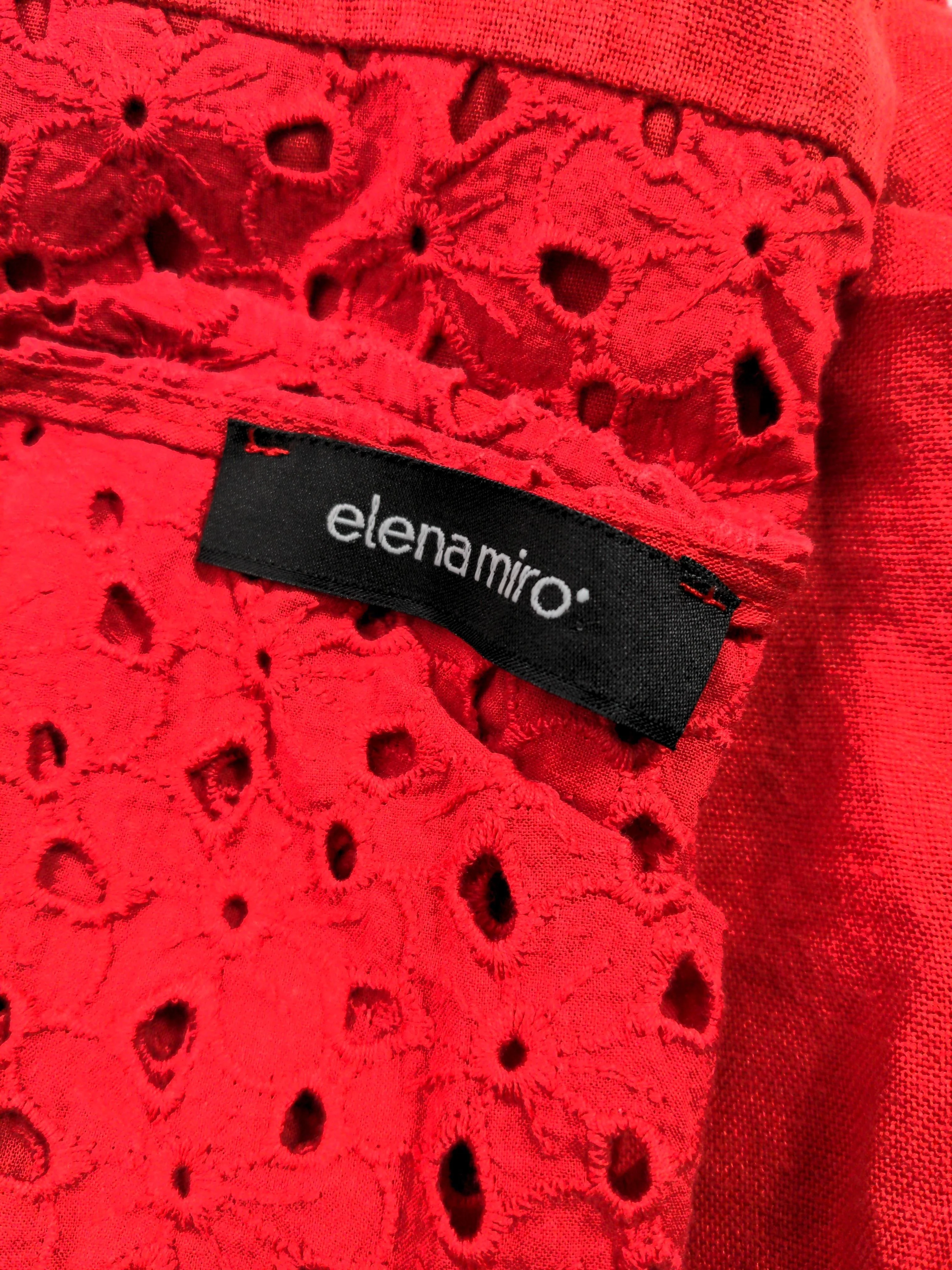 Elena Miro T-Shirt Mini Dress UK24 in Red - Image 5