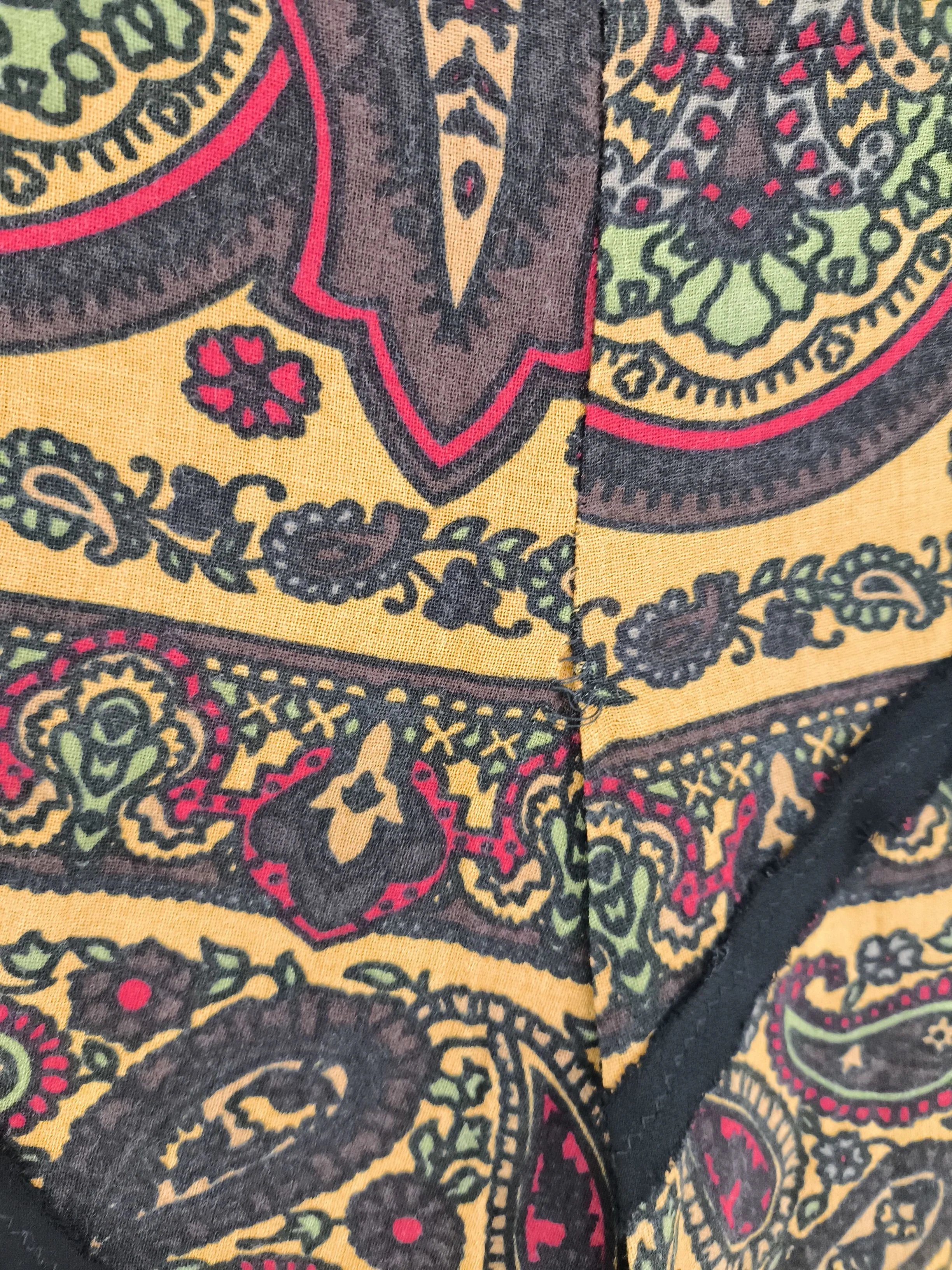 Elena Miro Women's Midi Skirt UK 18 Yellow Paisley Viscose with Wool Midi A-Line - Image 5