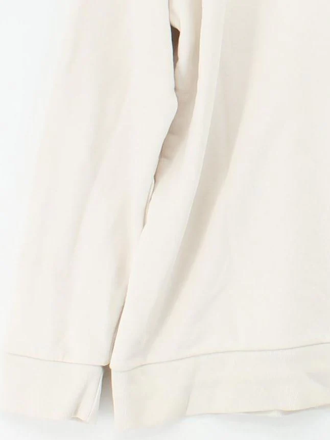 Eleven Loves Women's Hoodie XXL Cream Graphic Cotton with Polyester Pullover - Image 4