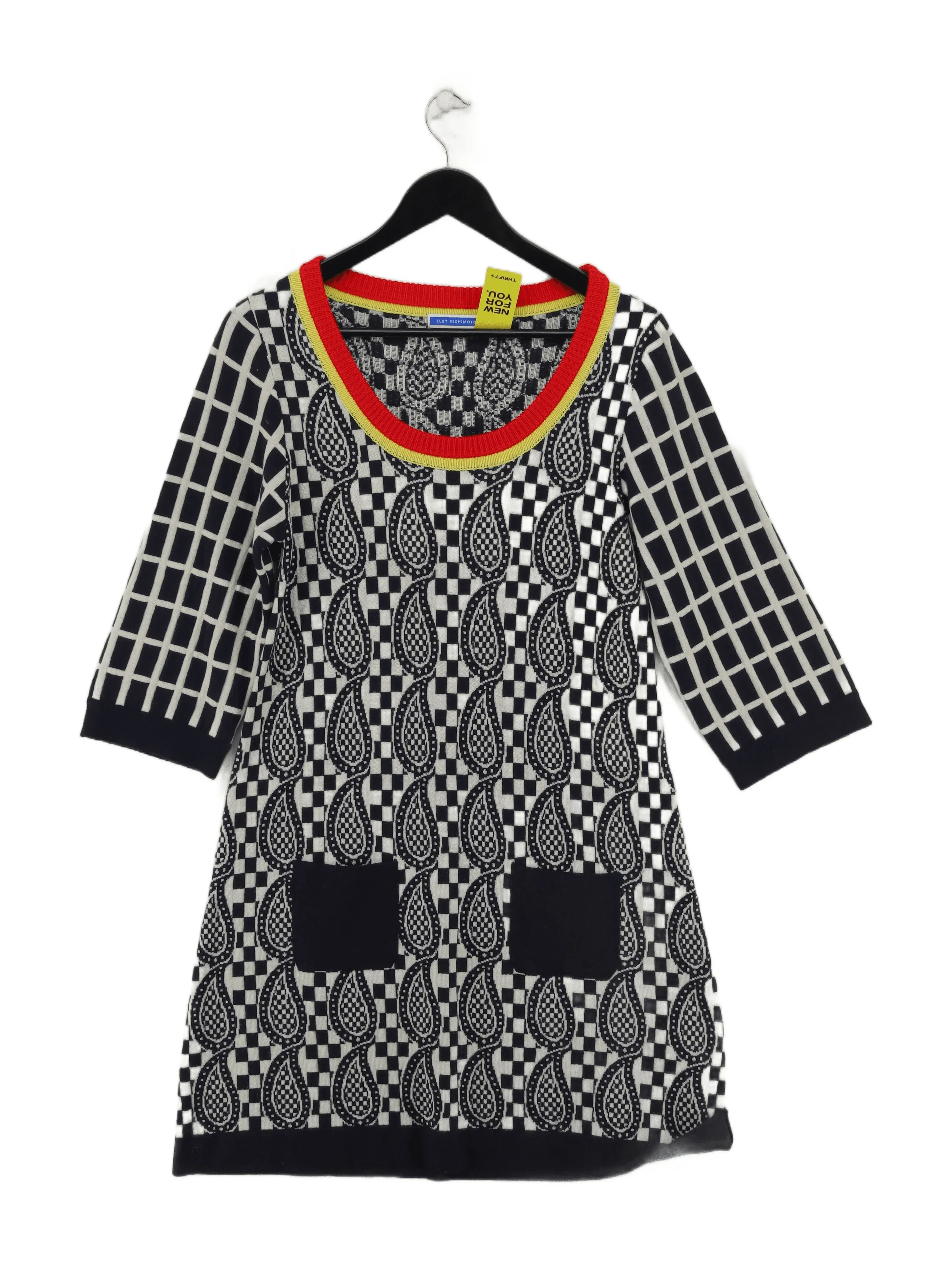 Eley Kishimoto Jumper Mini Dress UK12 in Multi