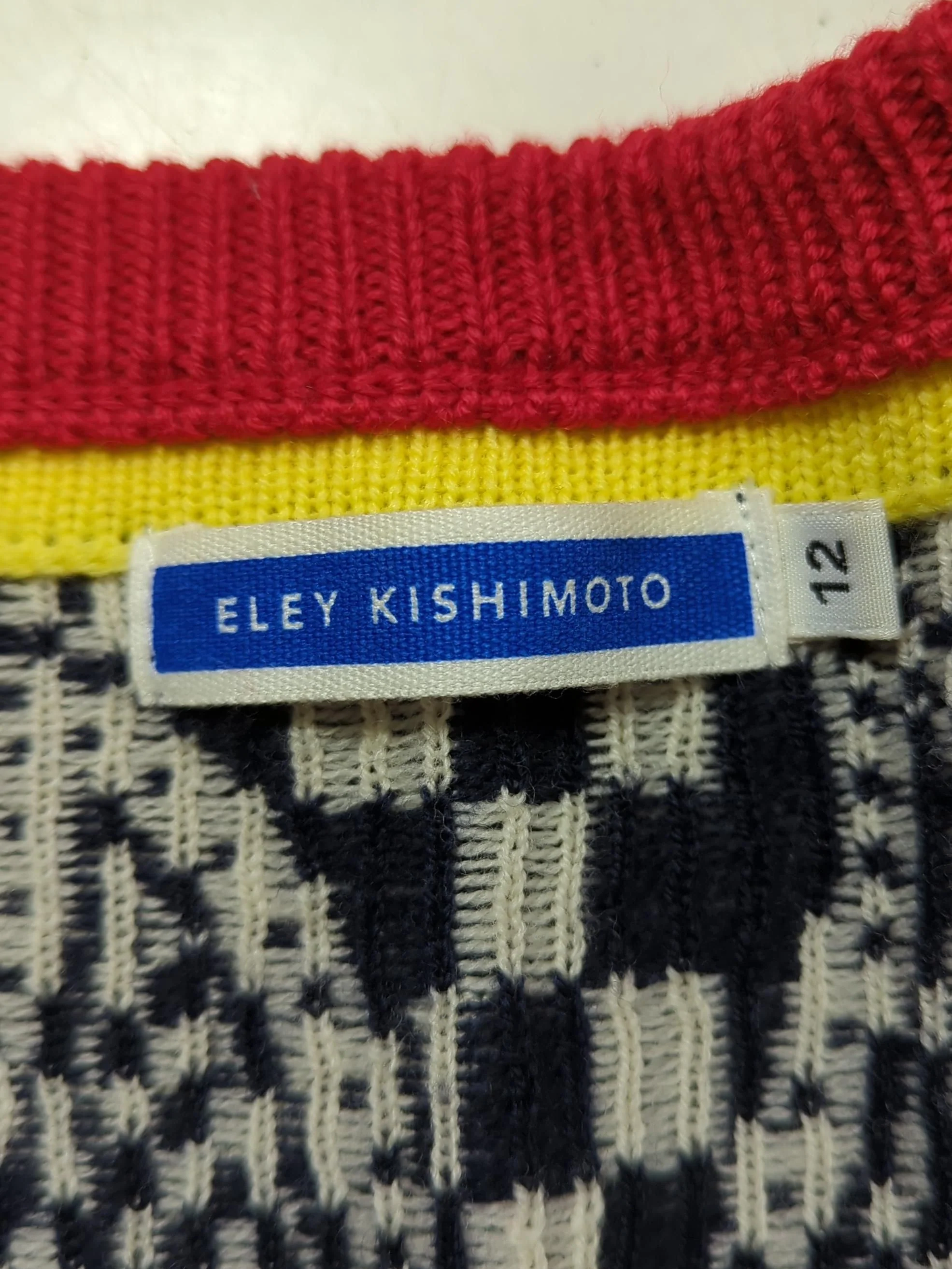 Eley Kishimoto Jumper Mini Dress UK12 in Multi - Image 5