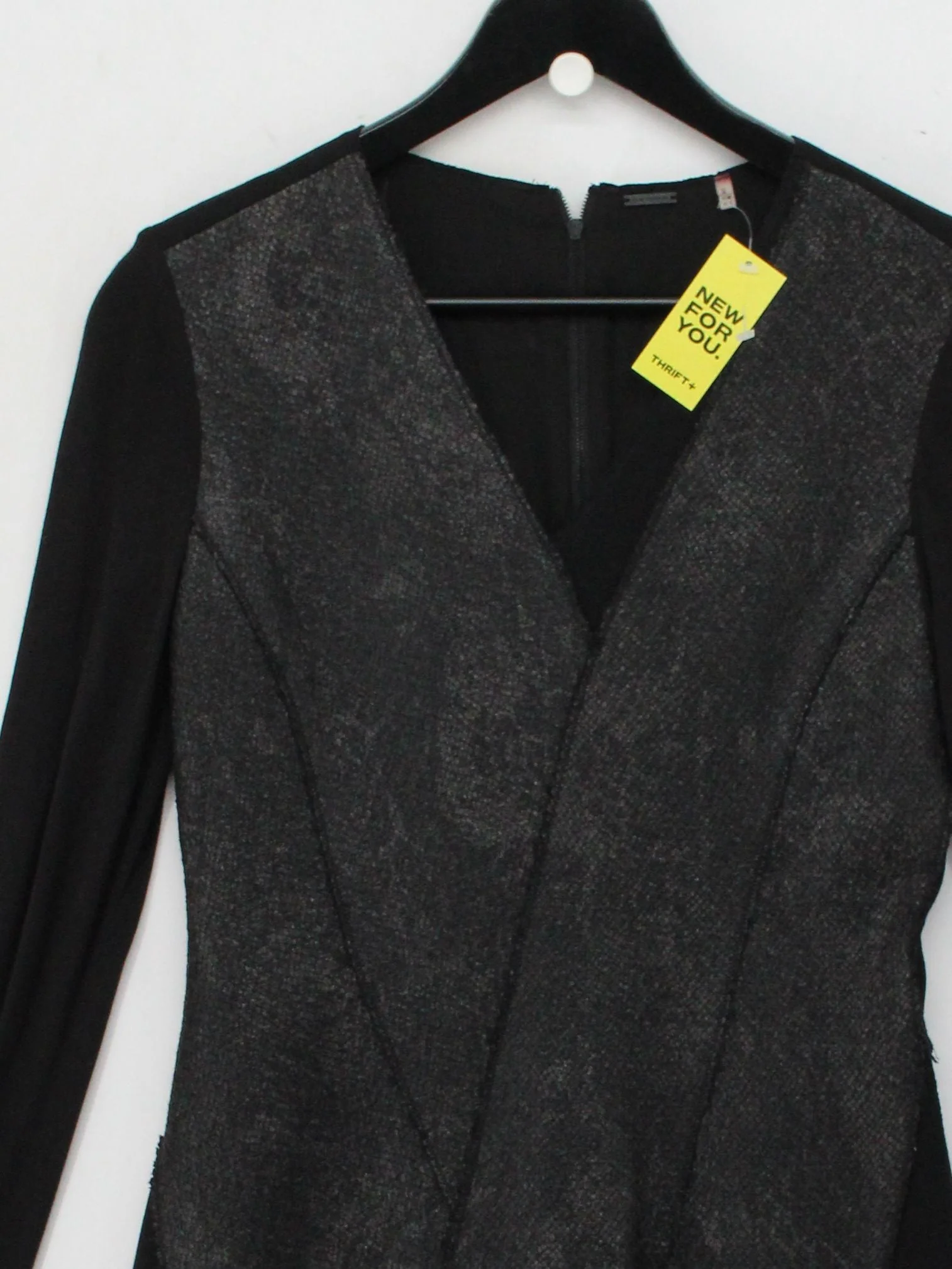 Elie Tahari Bodycon Mini Dress UK8 in Black - Image 3