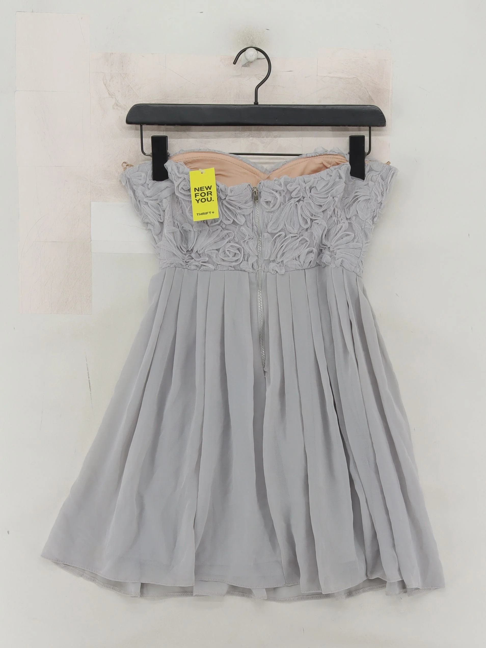 Elise Ryan Mini Dress UK6 in Grey - Image 2