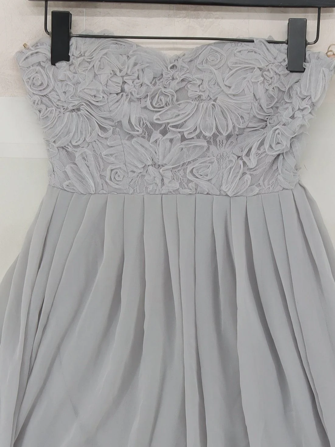 Elise Ryan Mini Dress UK6 in Grey - Image 3