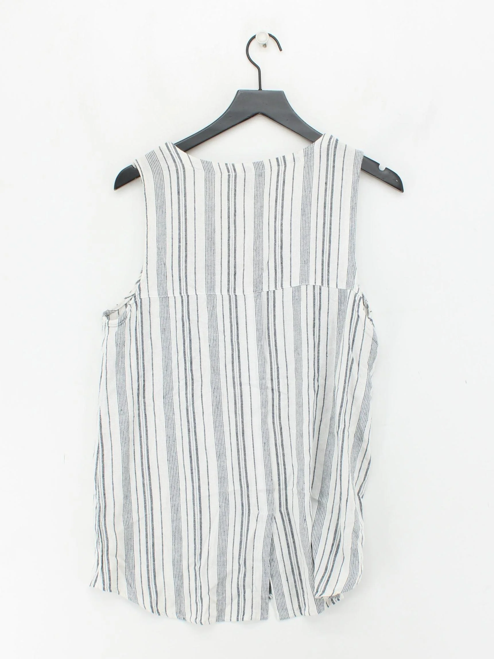 Ellen Tracy Women's Top M Multi Linen with Viscose Basic - Image 2