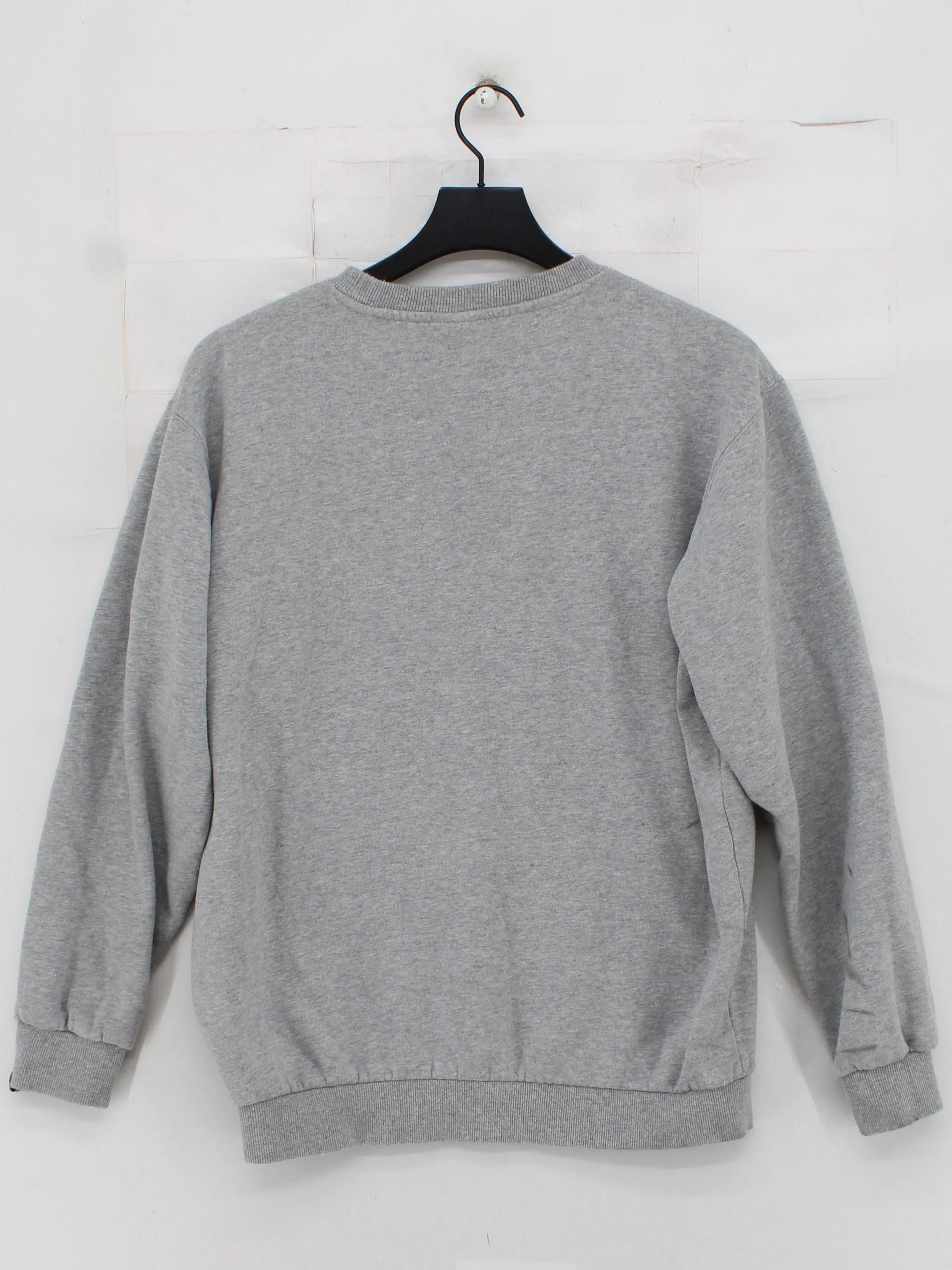 Ellesse Men's Hoodie M Grey Graphic Cotton with Polyester Pullover - Image 2