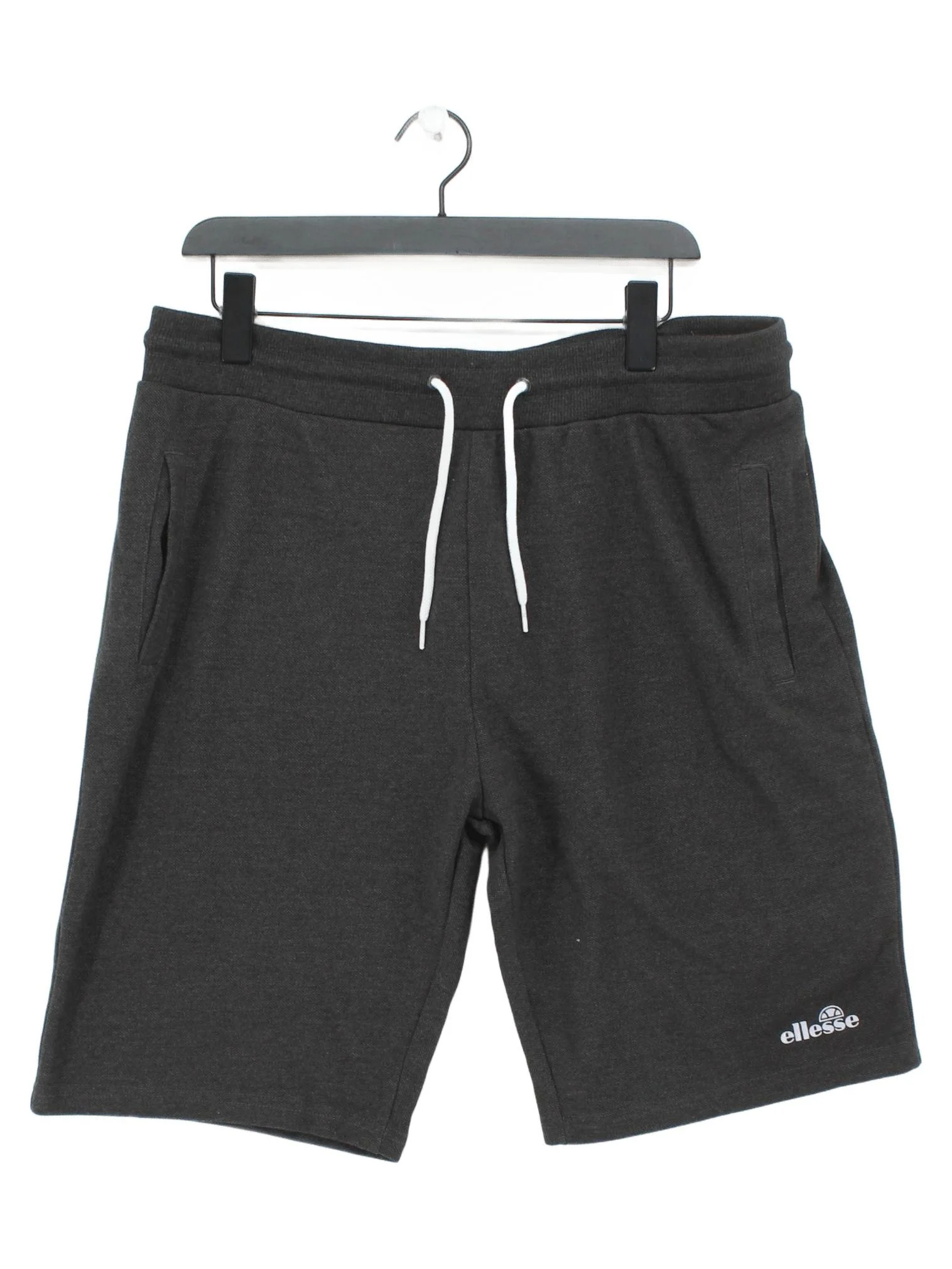Ellesse Men's Shorts XL Grey Cotton with Polyester Sweat